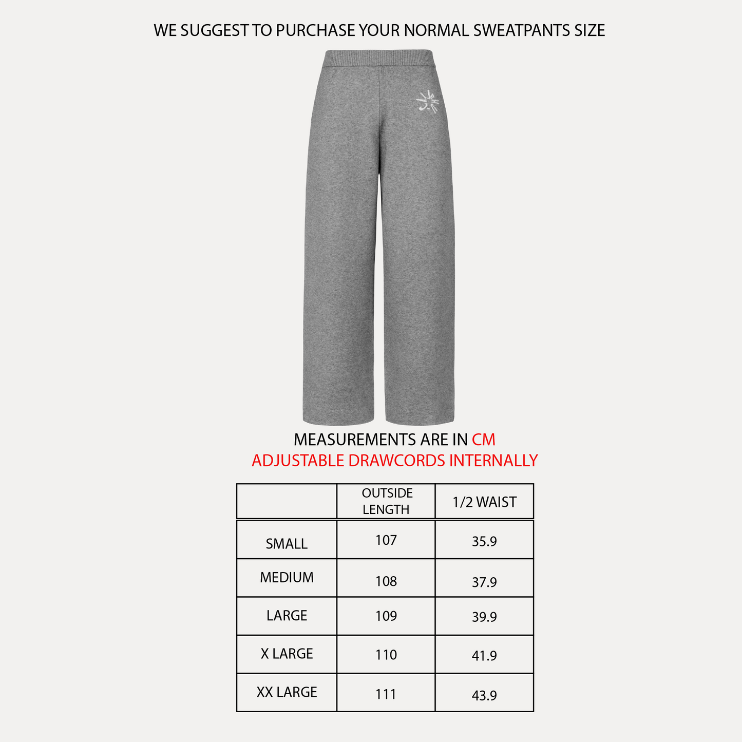 Ash Knit Sweatpants