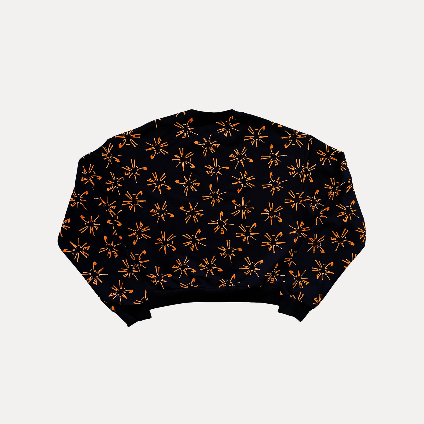 *ARCHIVE* CLOCKWORK CREWNECK (BLACK/ORANGE)