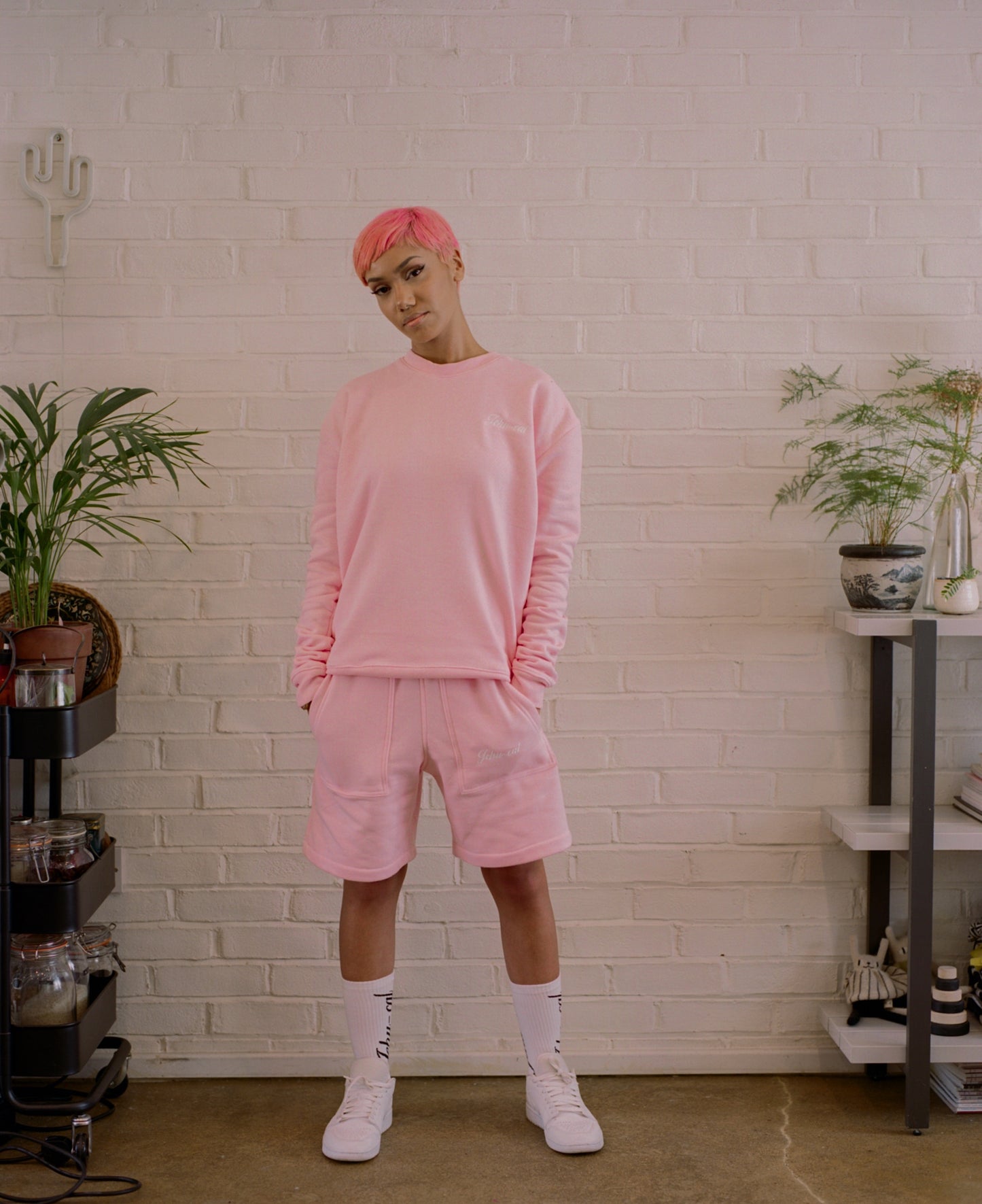 *ARCHIVE* BABY PINK SWEATSHORTS