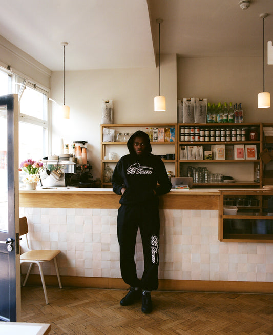 *SALE* 'CHUPA CHUPS' PUFF PRINT HOODIE (JET BLACK)