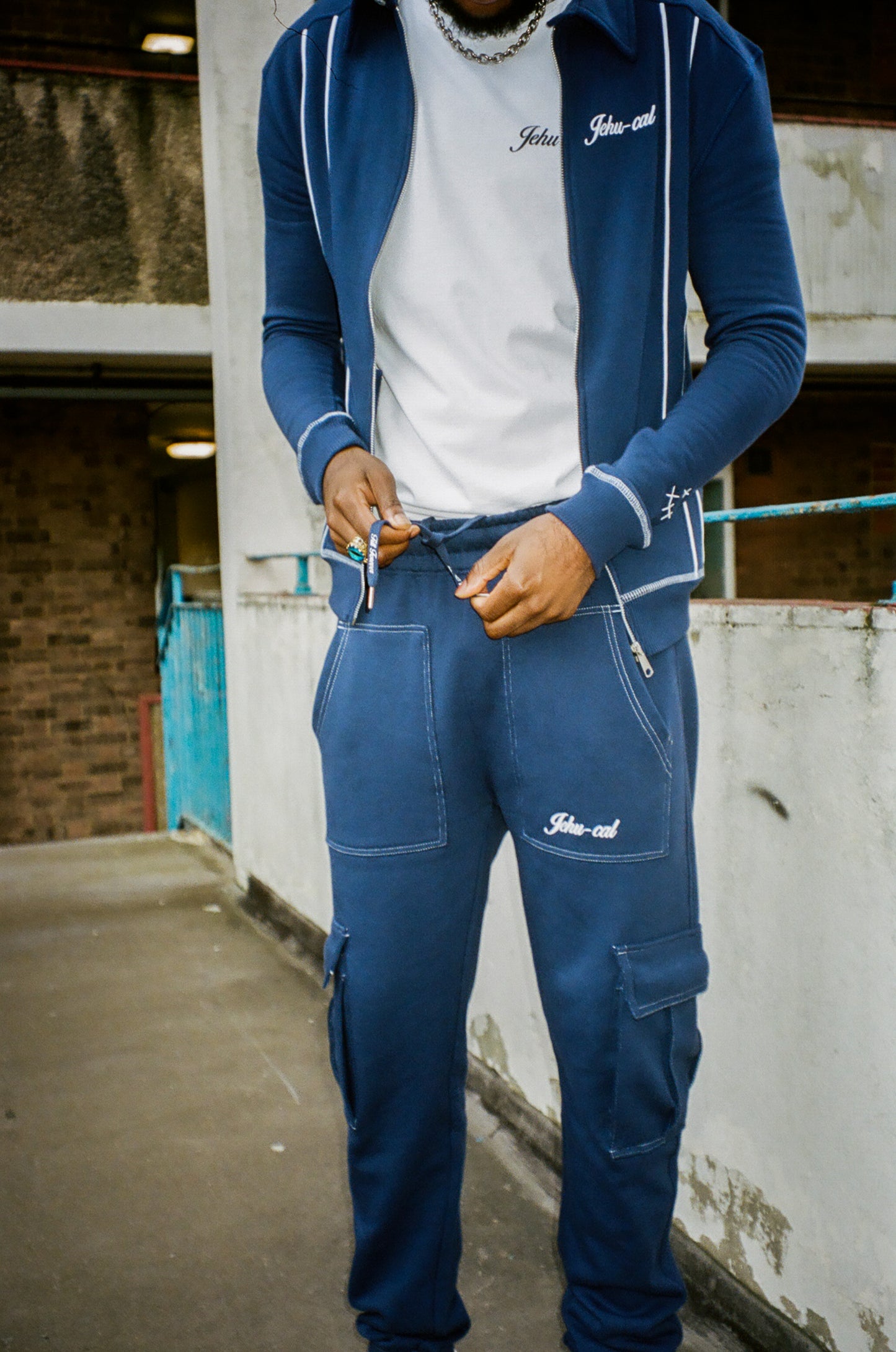 *ARCHIVE* 'TILL FOREVER' TRACKPANTS (MIDNIGHT NAVY)