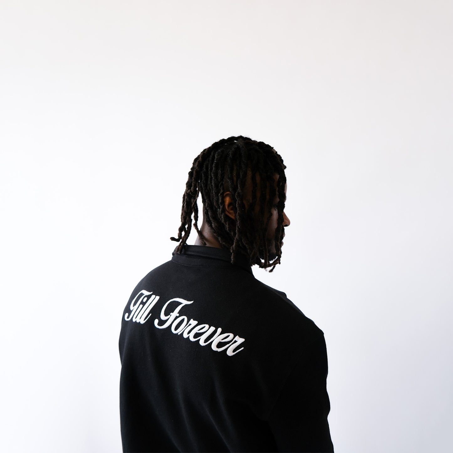 *ARCHIVE* 'TILL FOREVER' TRACK JACKET (JET BLACK)