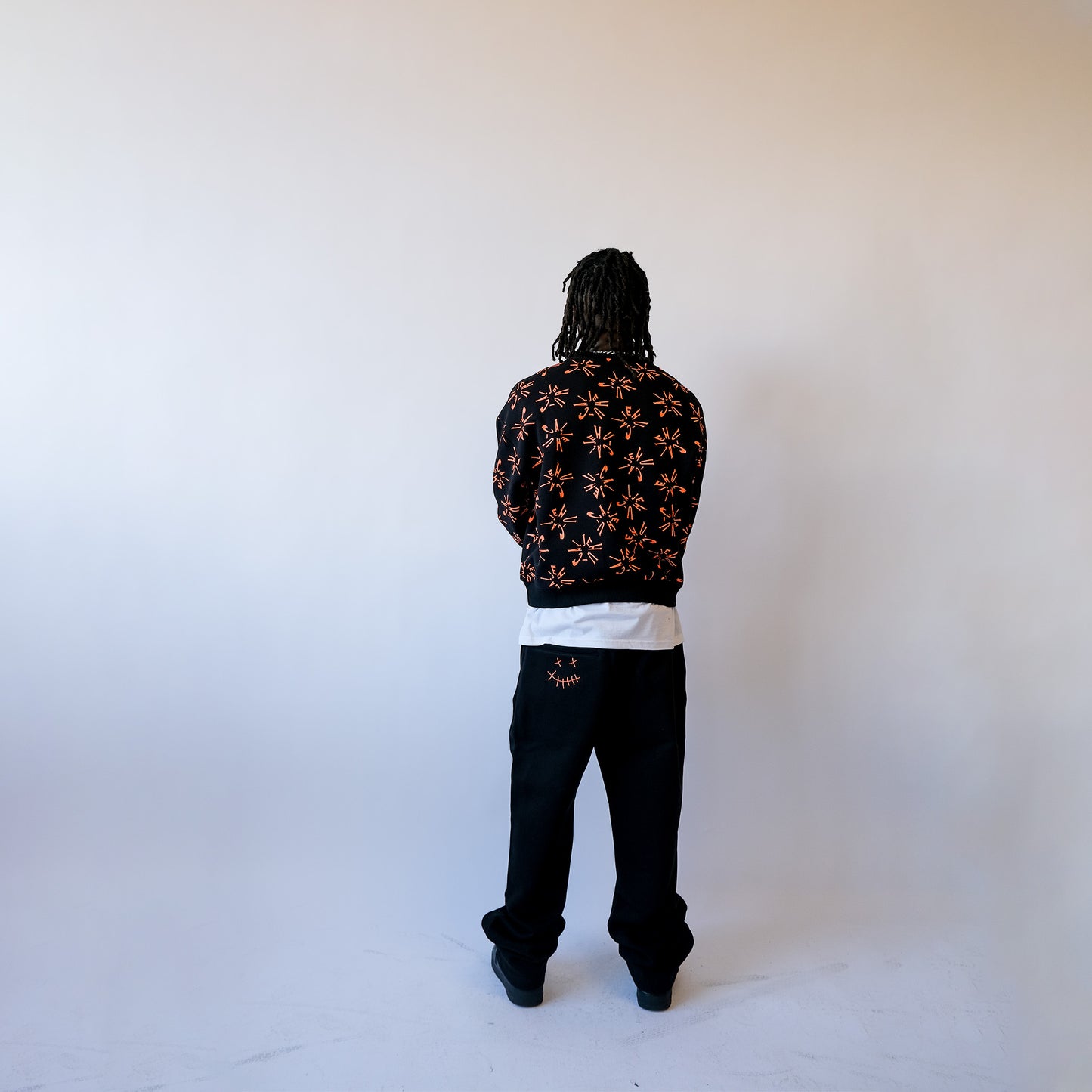 *ARCHIVE* CLOCKWORK CREWNECK (BLACK/ORANGE)