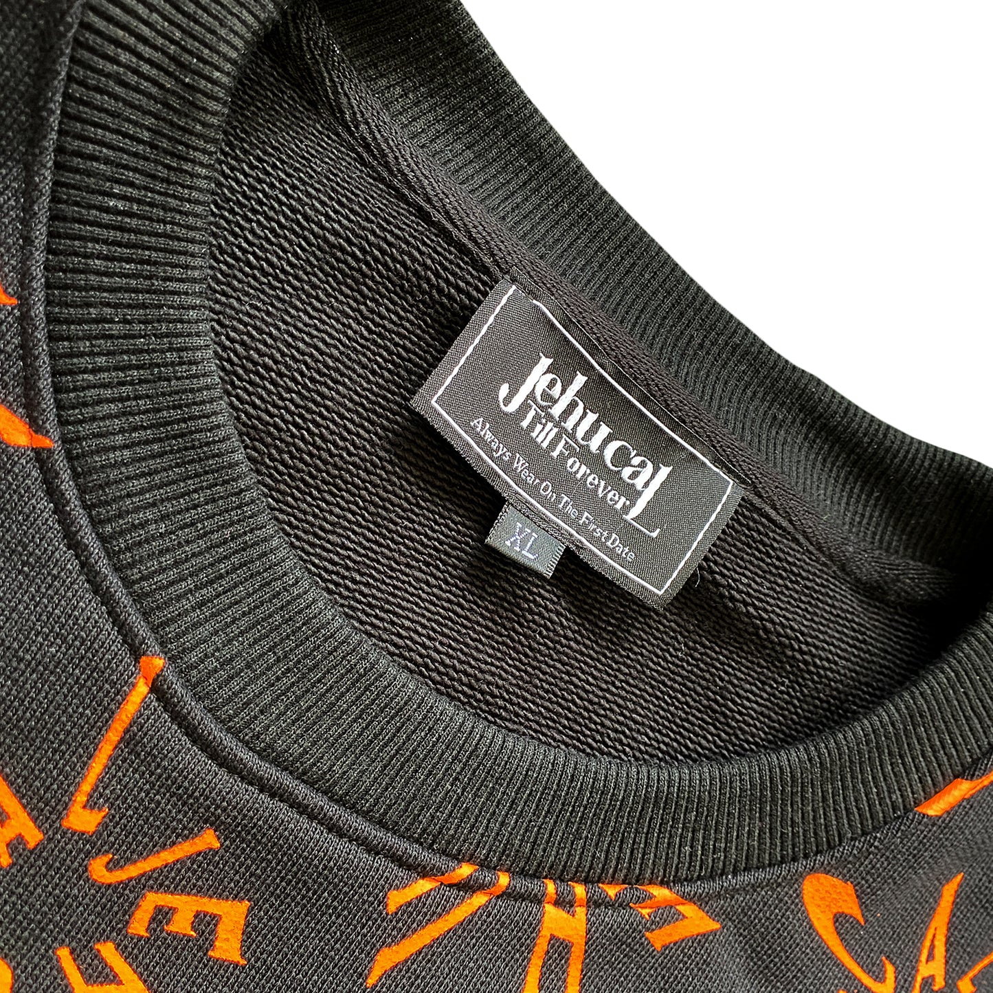 *ARCHIVE* CLOCKWORK CREWNECK (BLACK/ORANGE)