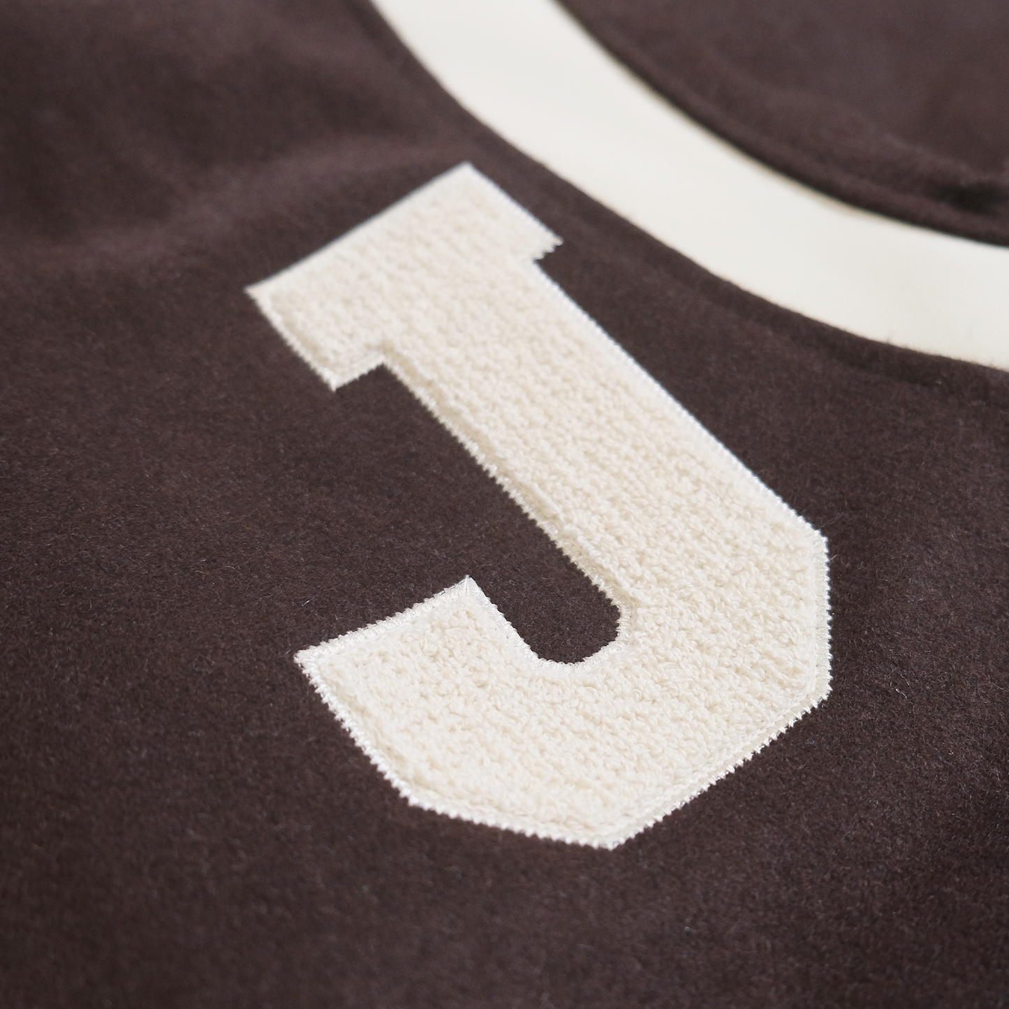 *ARCHIVE* COLLEGE VARSITY JACKET - COFFEE (BROWN)