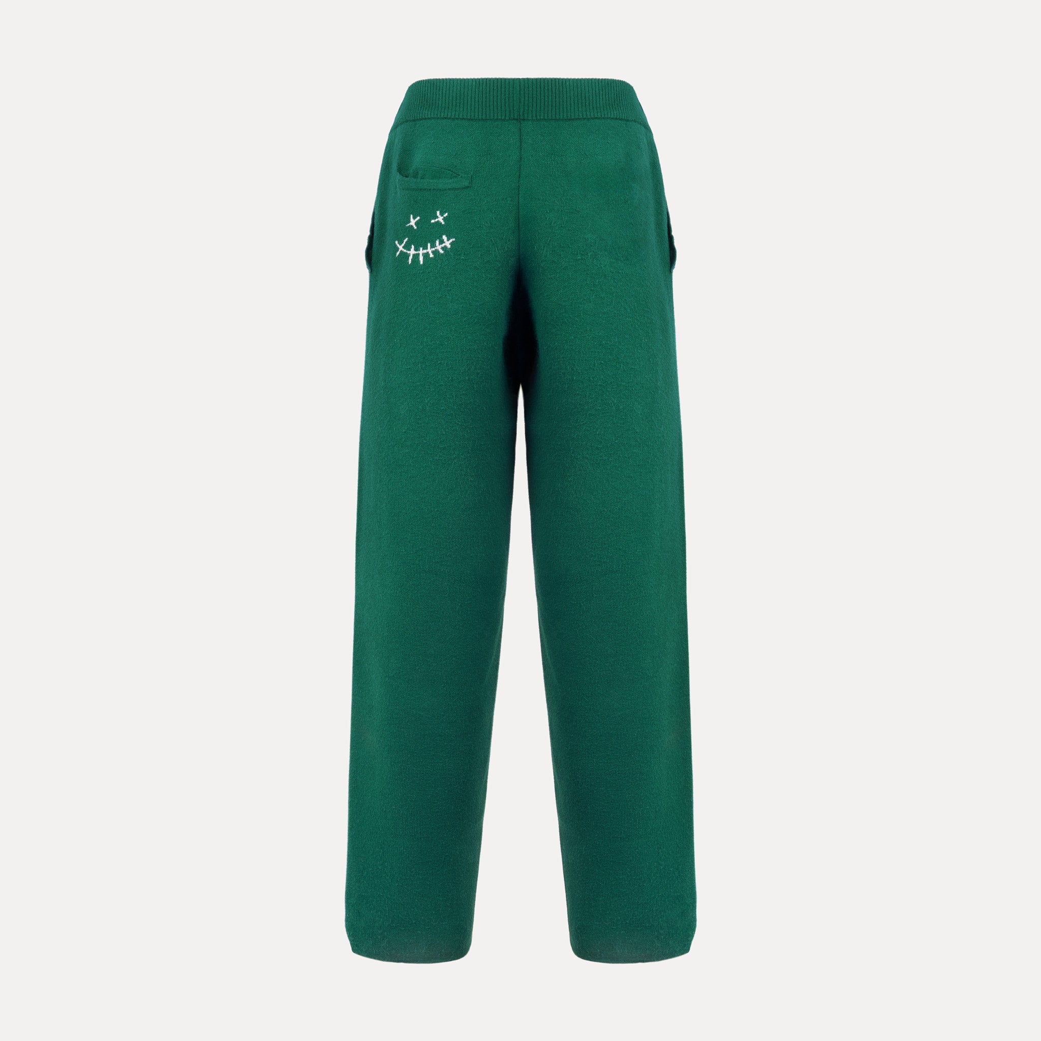 Bottle Green Clockwork Knit Sweatpants