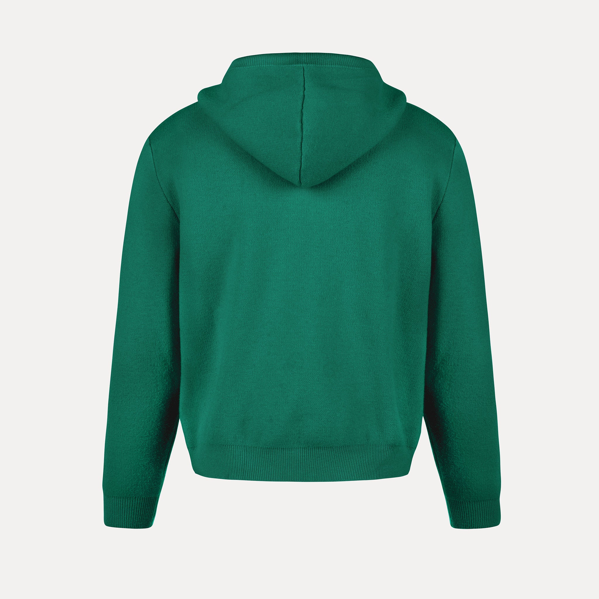 Bottle Green Clockwork Knit Hoodie