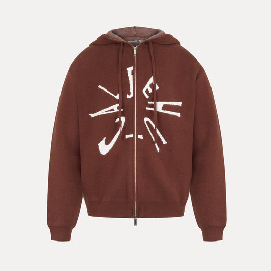 Coffee Bean Knit hoodie (Brown)