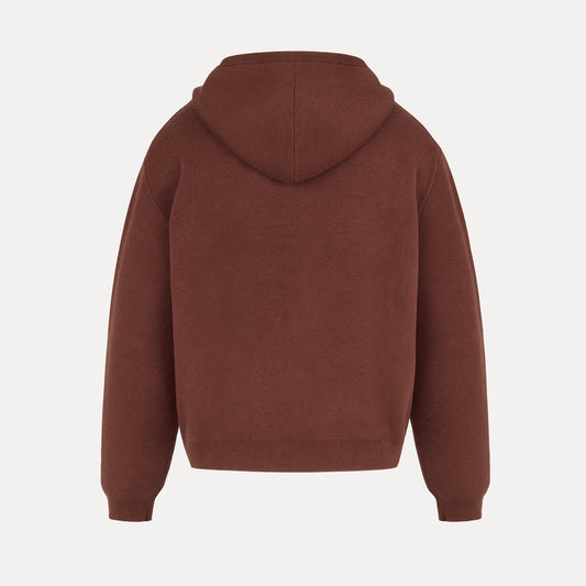 Coffee Bean Knit hoodie (Brown)
