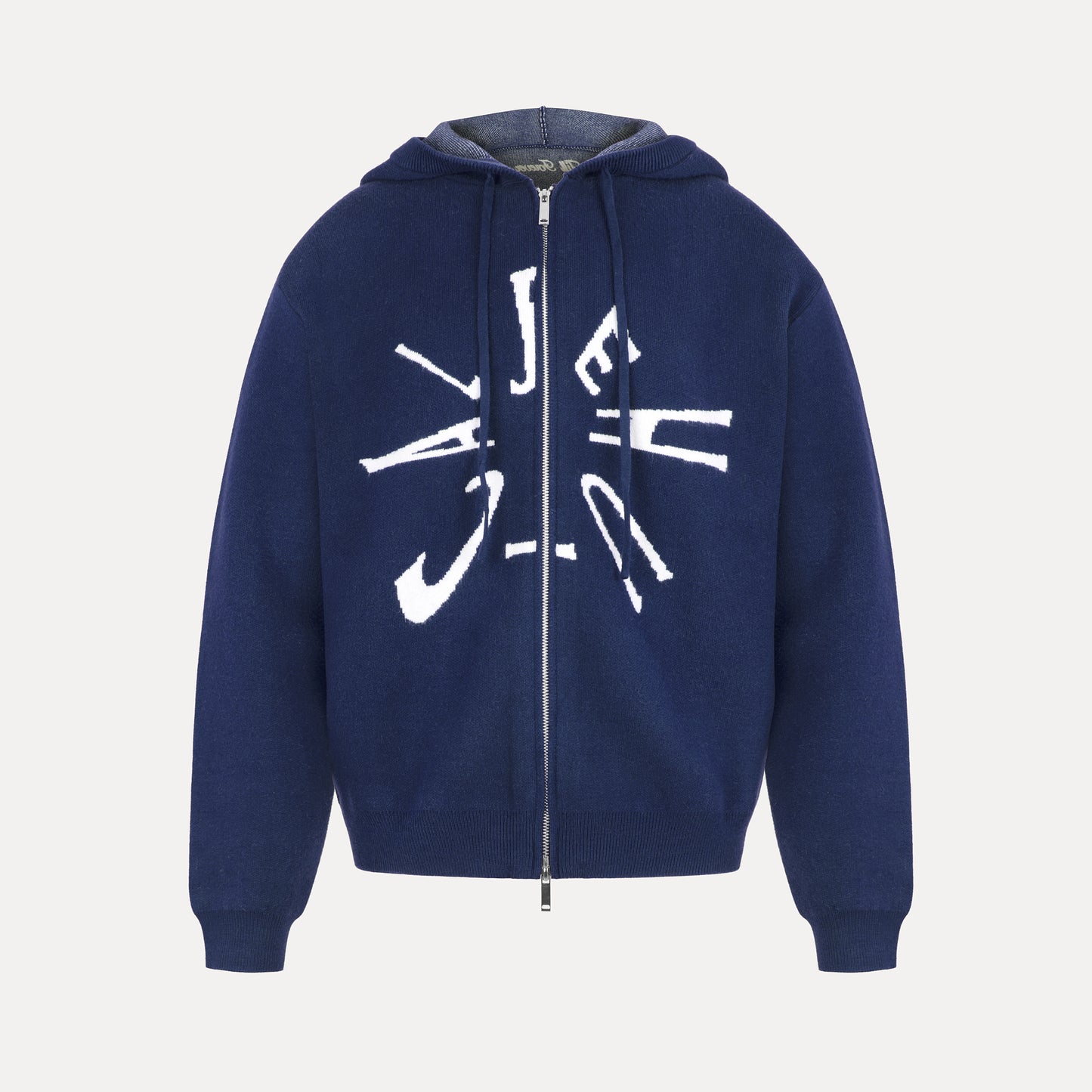 Navy Knit hoodie