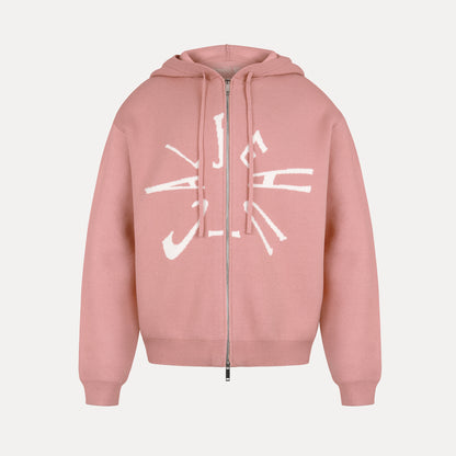 Mauve Pink Knit hoodie
