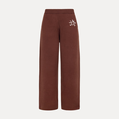 Coffee Bean Knit Sweatpants (Brown)