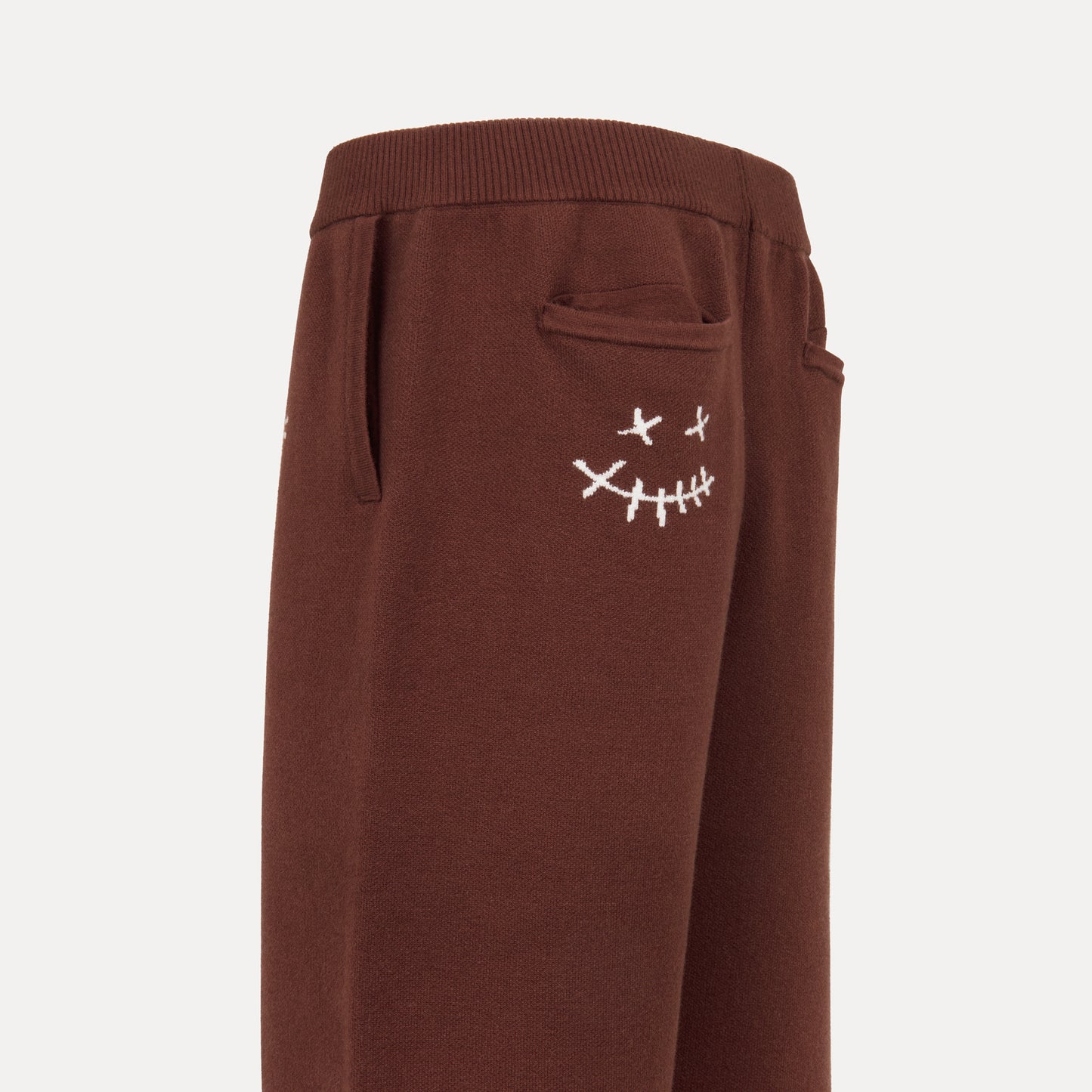 Coffee Bean Knit Sweatpants (Brown)