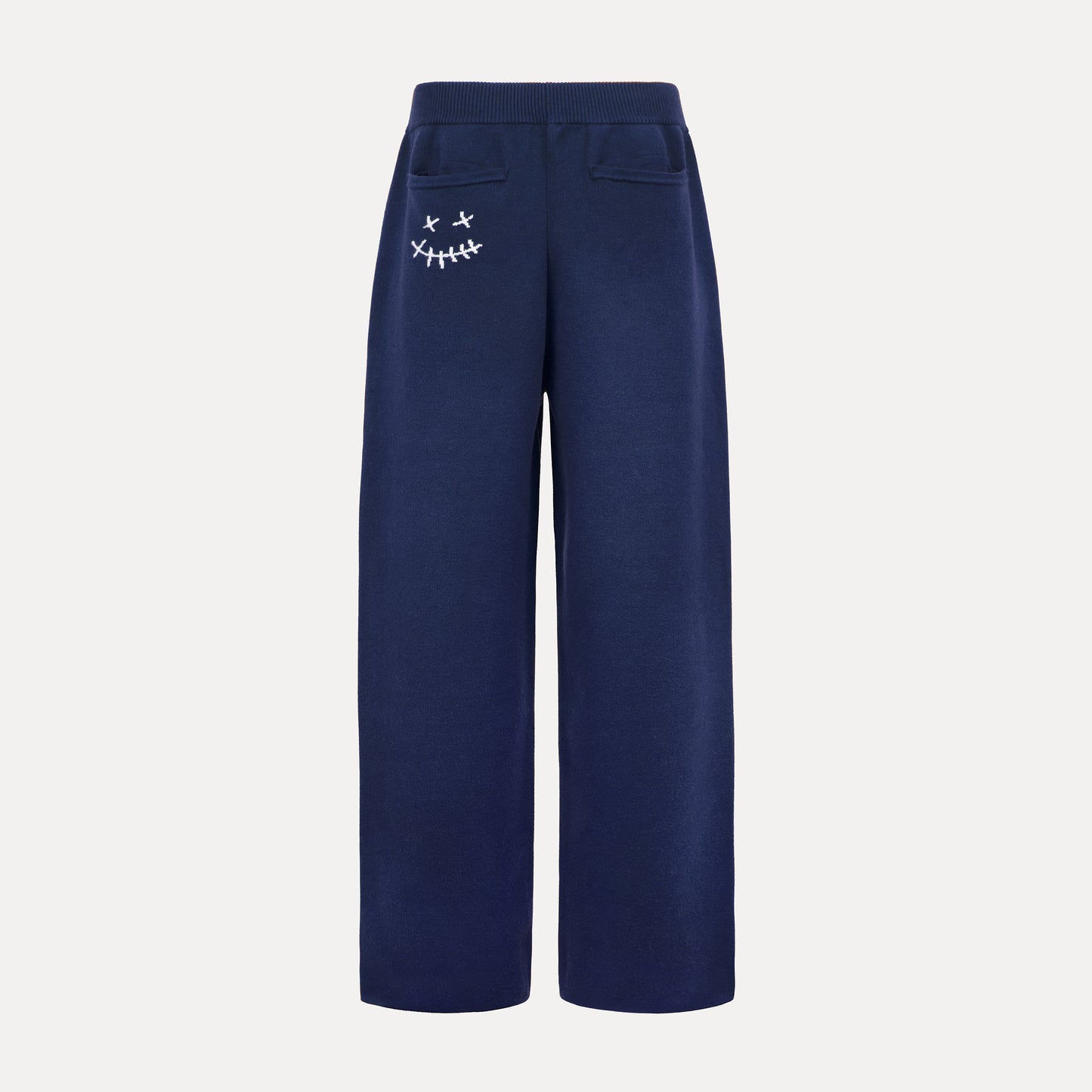 Navy Knit Sweatpants