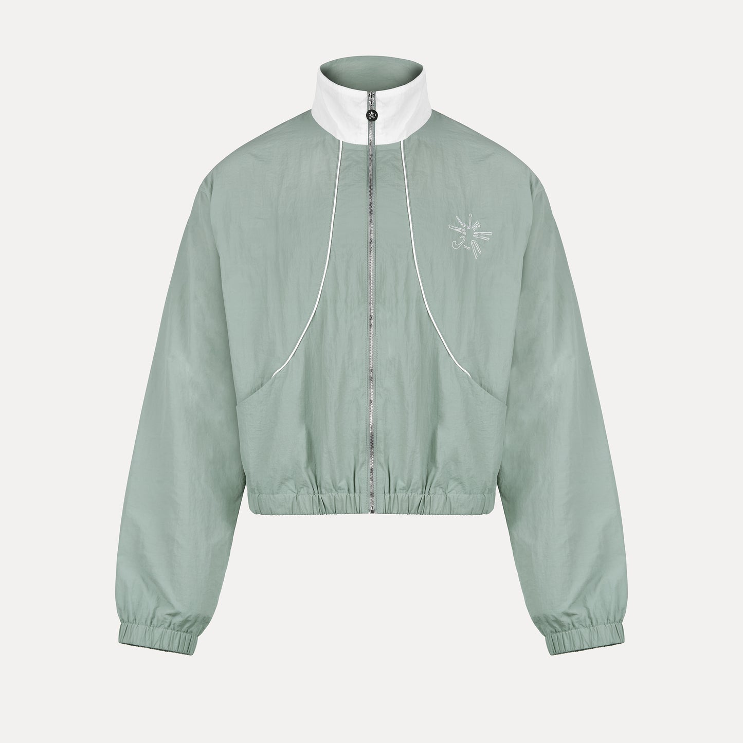 Slate Drift Shell Jacket (Grey/White)