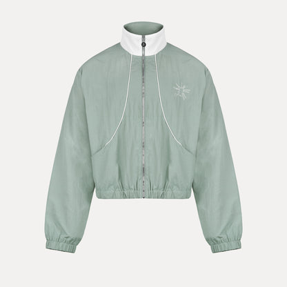 Slate Drift Shell Jacket (Grey/White)