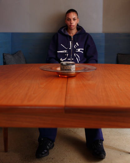 Navy Knit Sweatpants