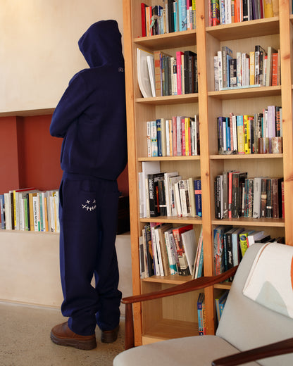 Navy Knit Sweatpants