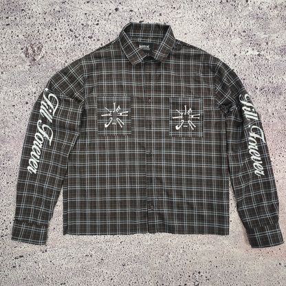 Blue Alloy Flannel Shirt (Blue Flannel Shirt)