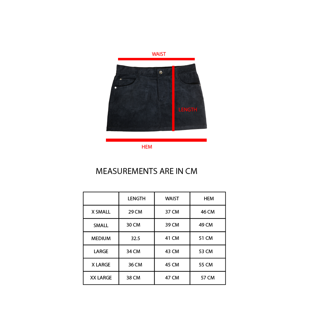 Jehucal x Chivas Regal Cord Skirt [Archive]