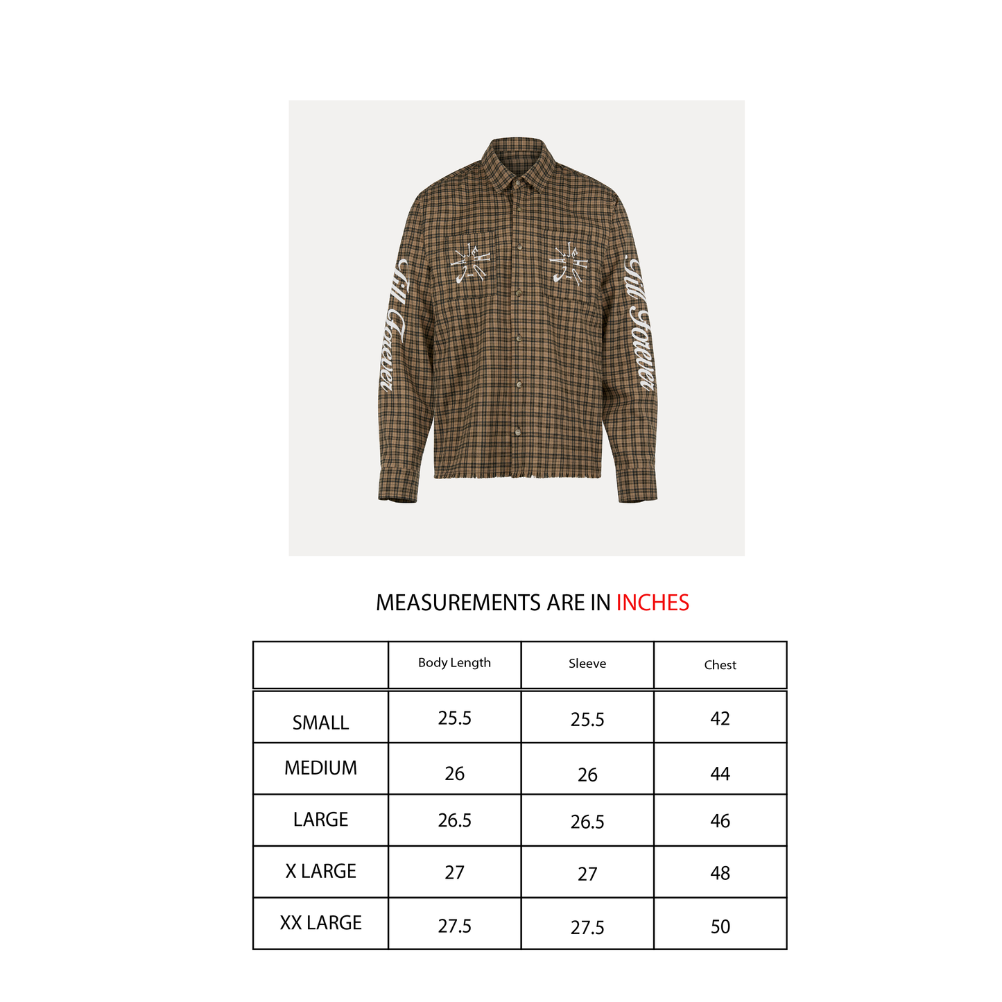 Amber Vein Flannel Shirt
