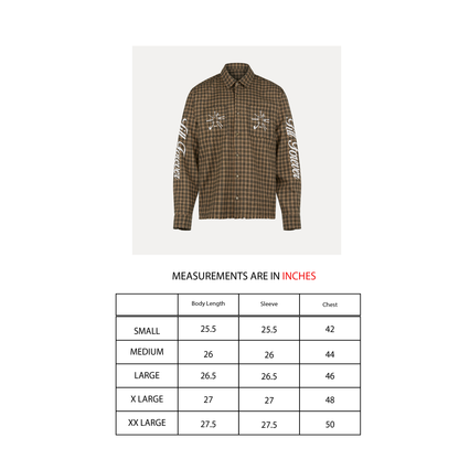 Amber Vein Flannel Shirt