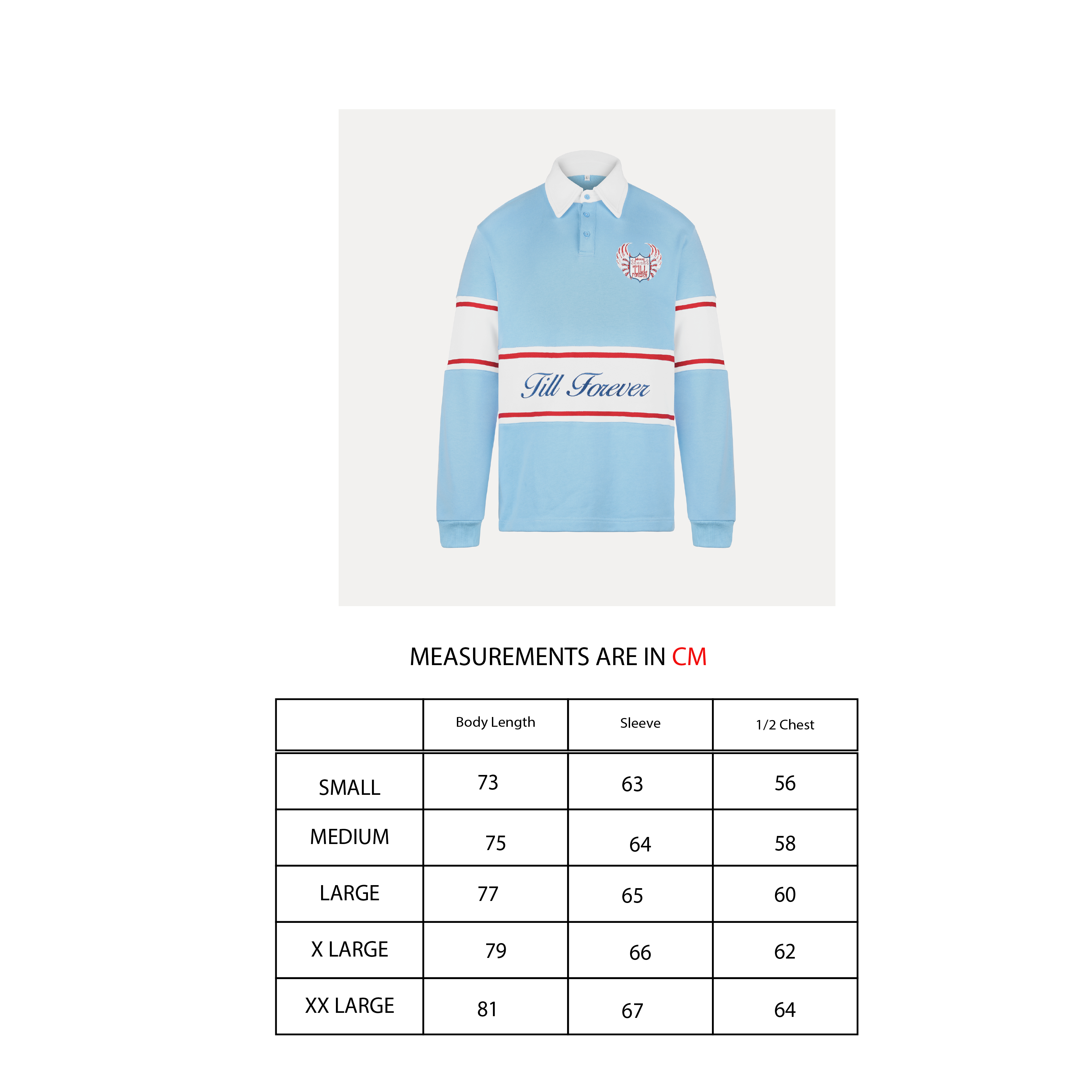 The Nightfall Rugby Polo (Black/White/Red)