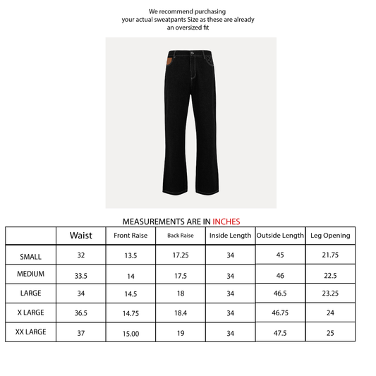 Cross Stitch Denim Bundle (Black/Yellow)