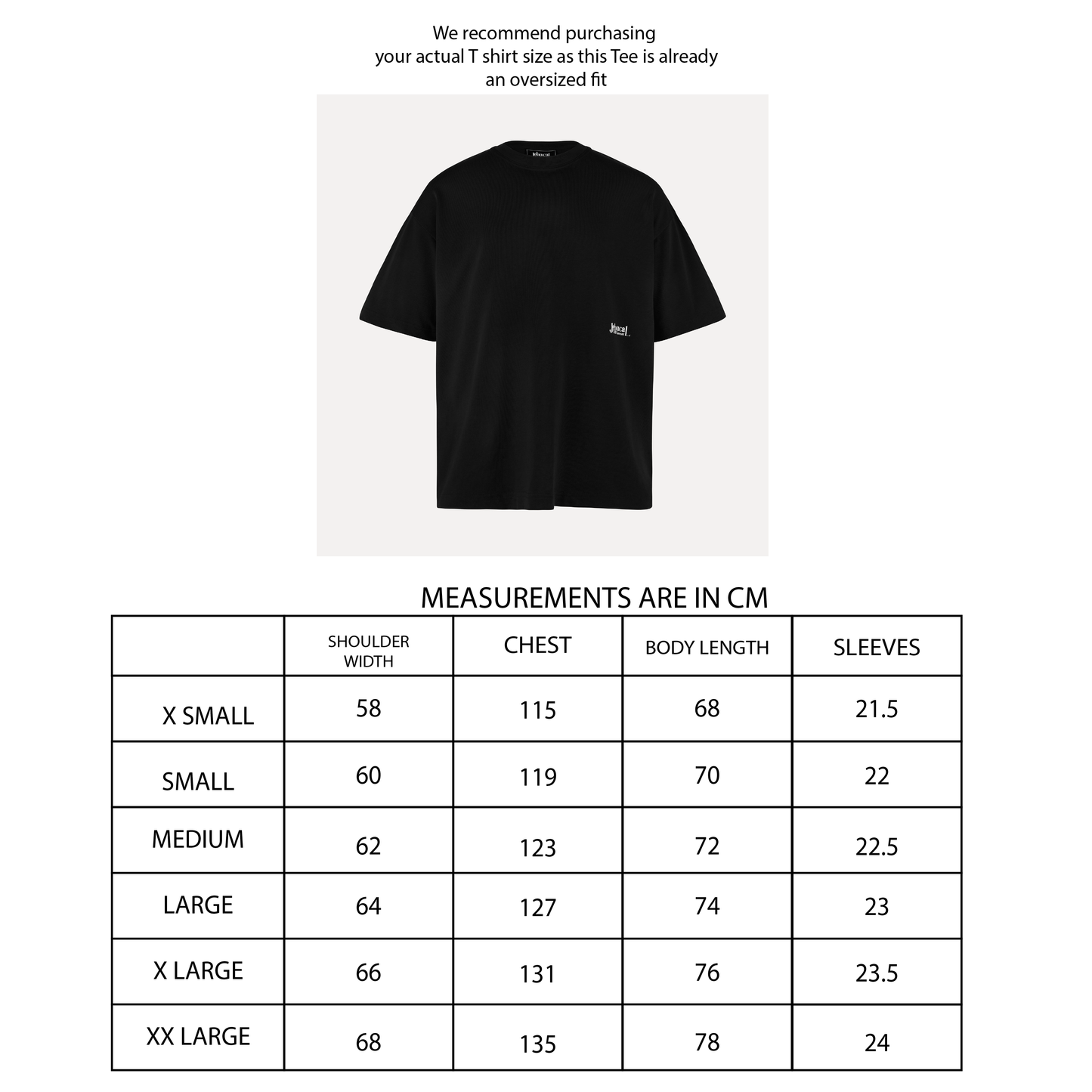 Refined Fabric Tee 360 GSM (Black)