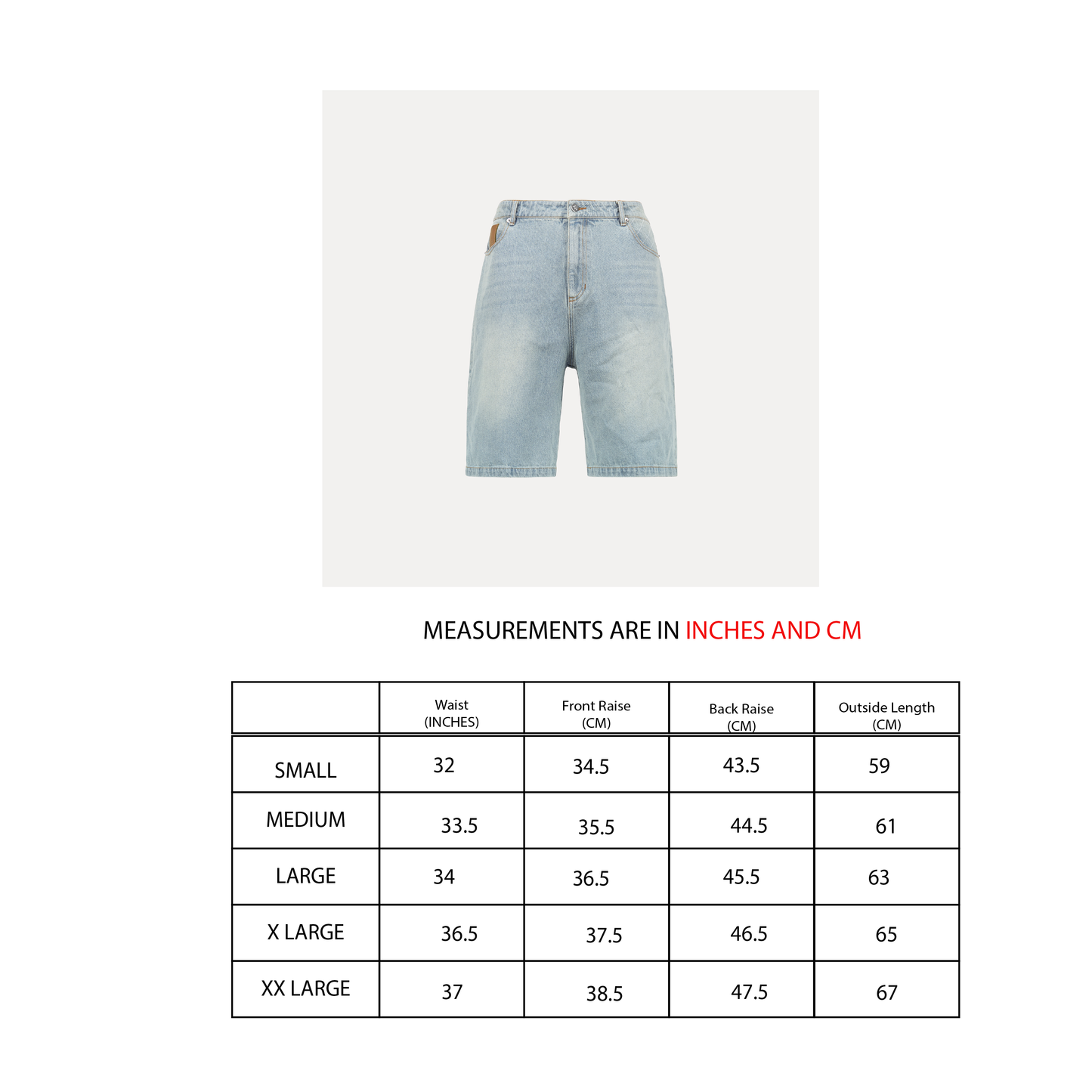 Dawnfade Denim Shorts