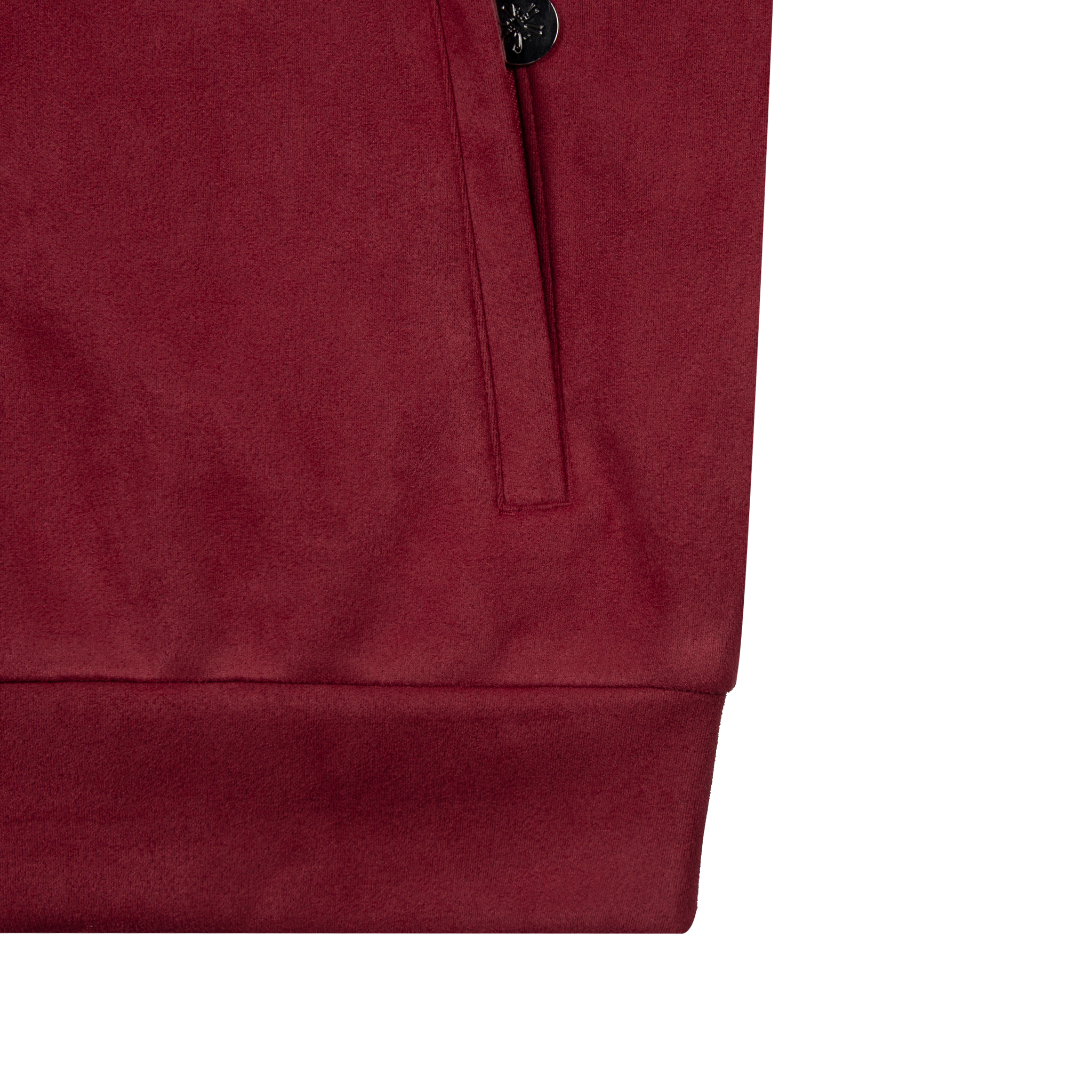 Cherry Suede Track Jacket (Red)