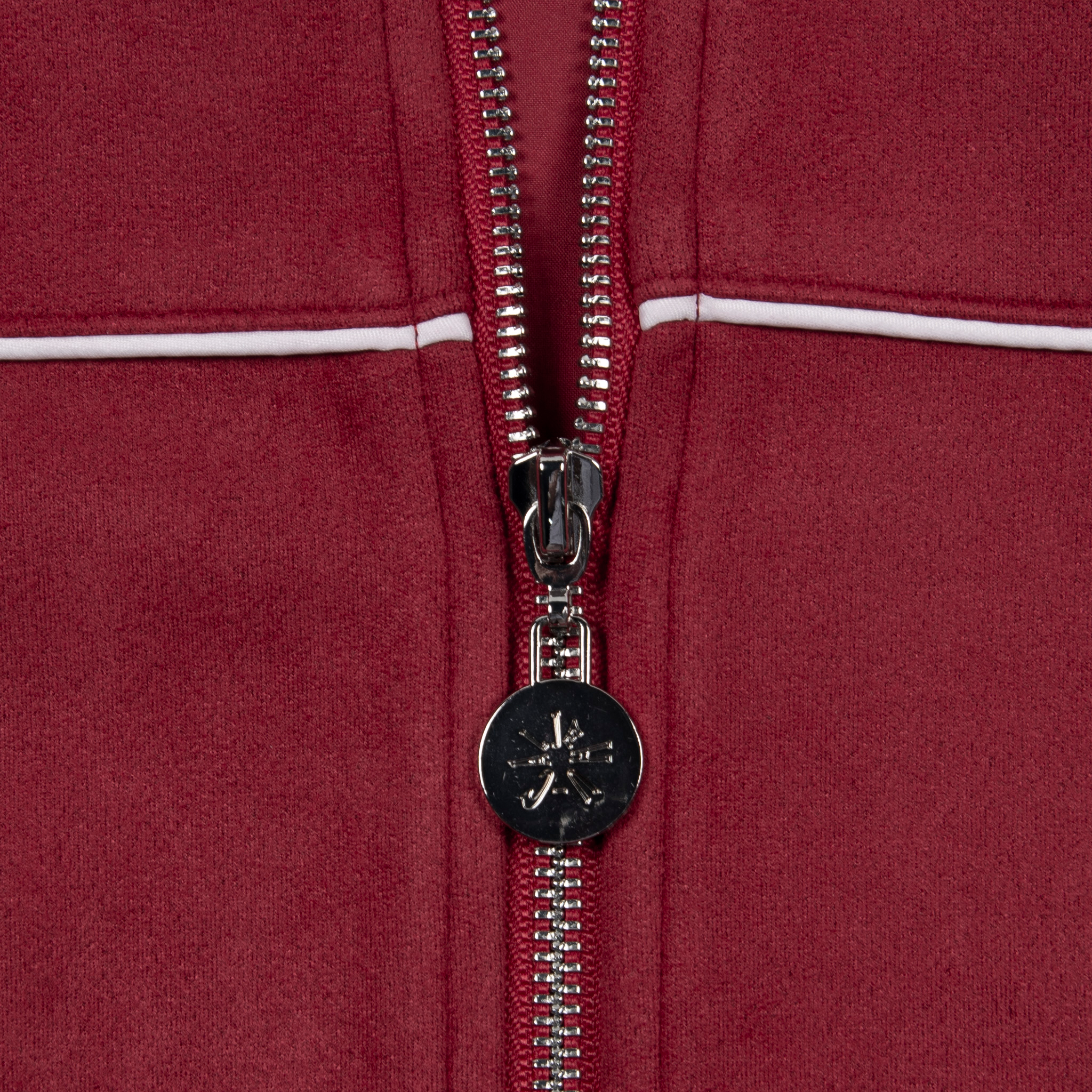 Cherry Suede Track Jacket (Red)