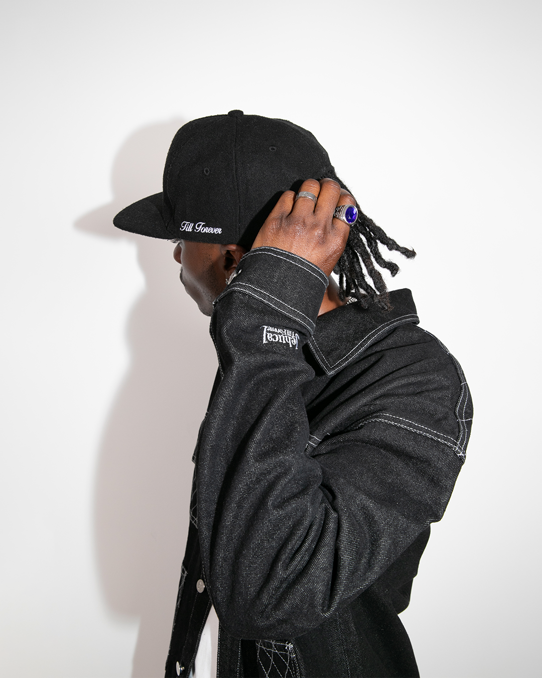 Heritage Wool Snapback (Black)