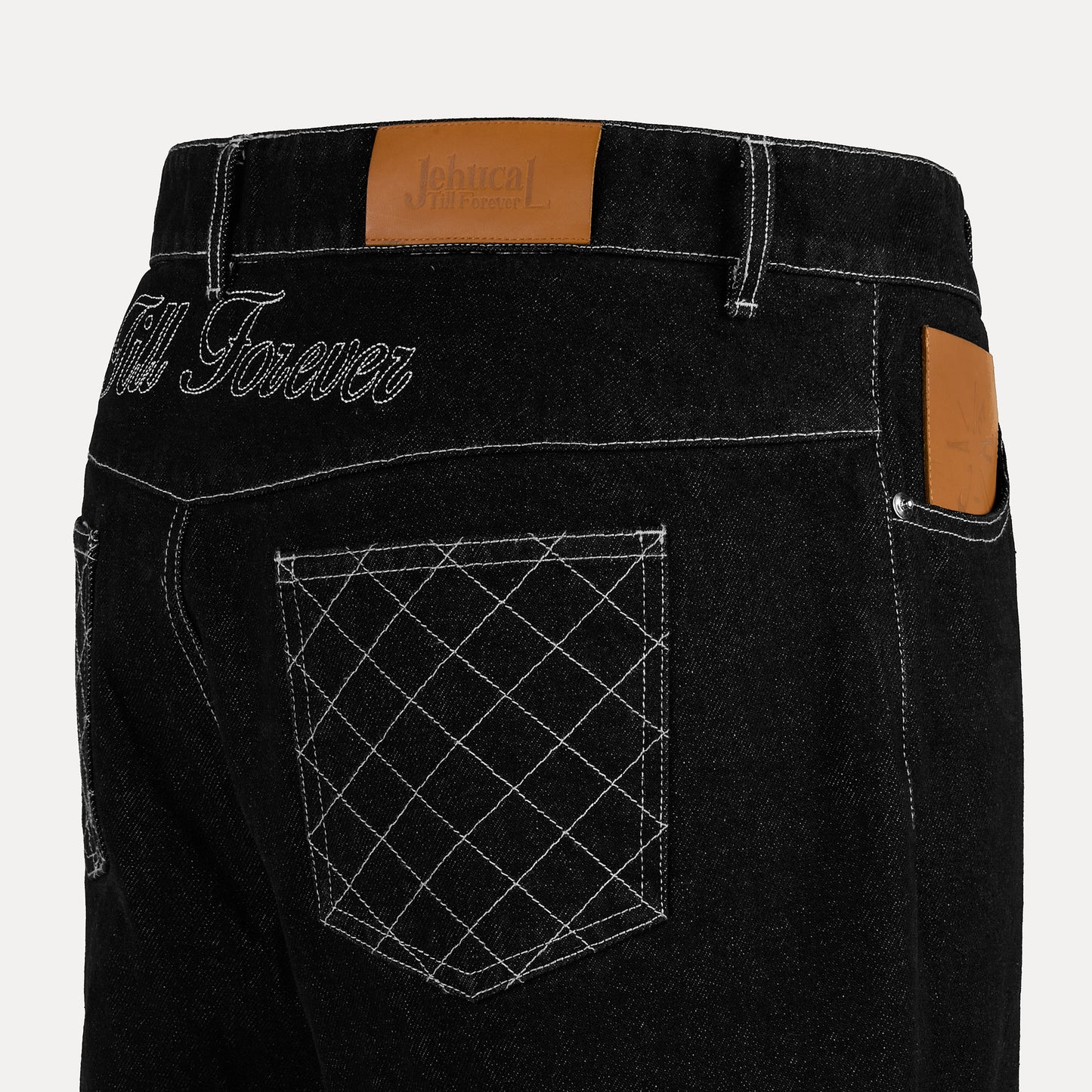 Cross Stitch Denim Jeans (Black)