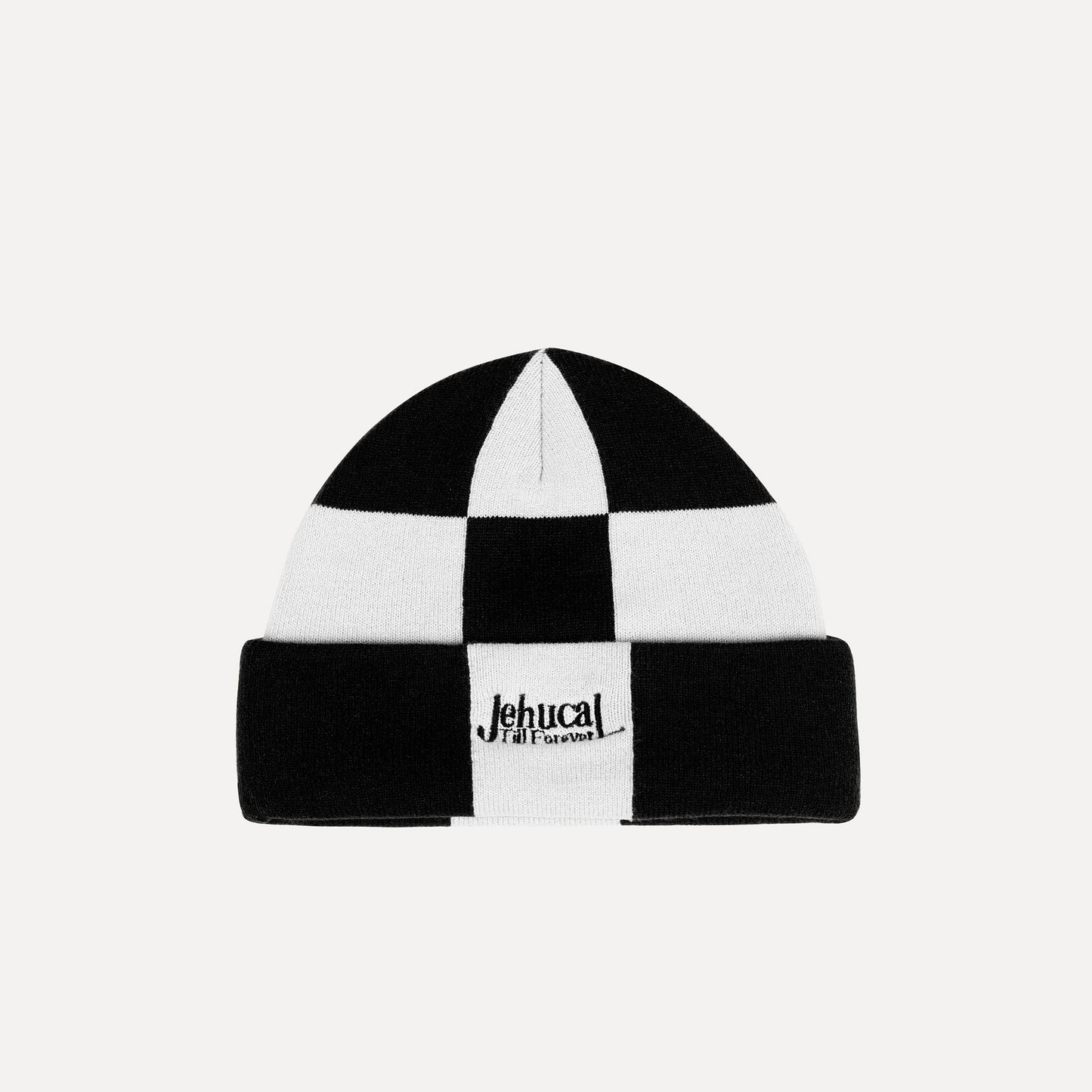 Noir Plaid Beanie (Black)