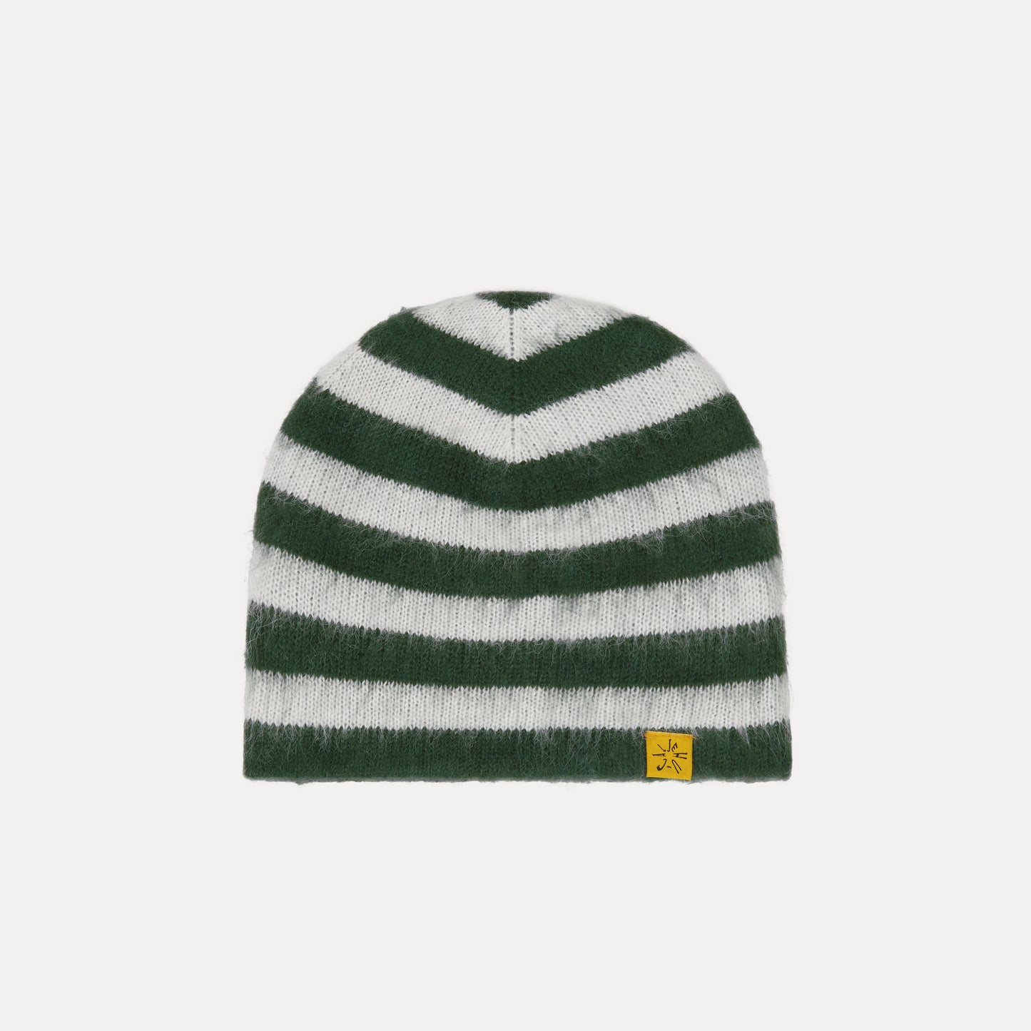 Forest Stripe Mohair Beanie