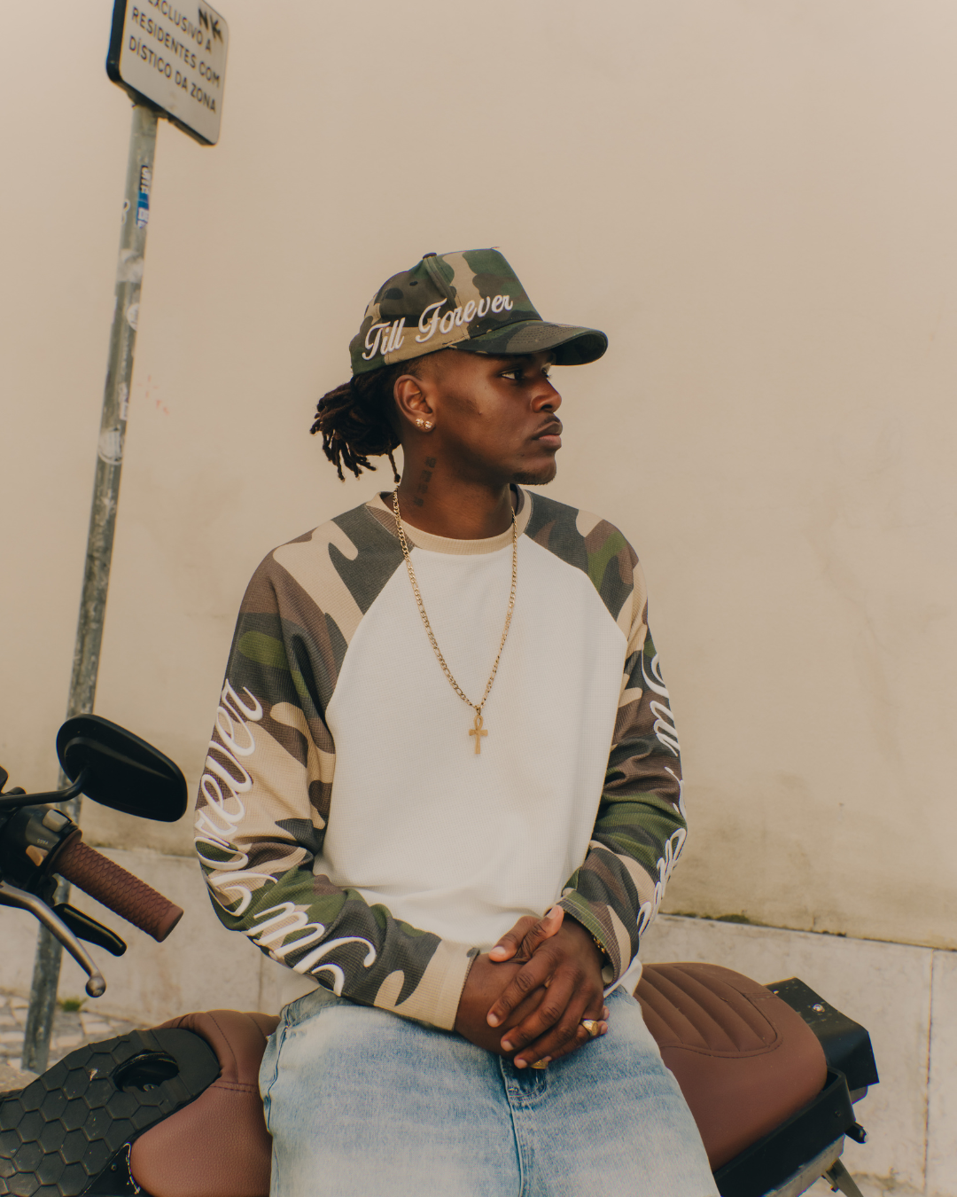 Camo Waffle Long Sleeve Tee