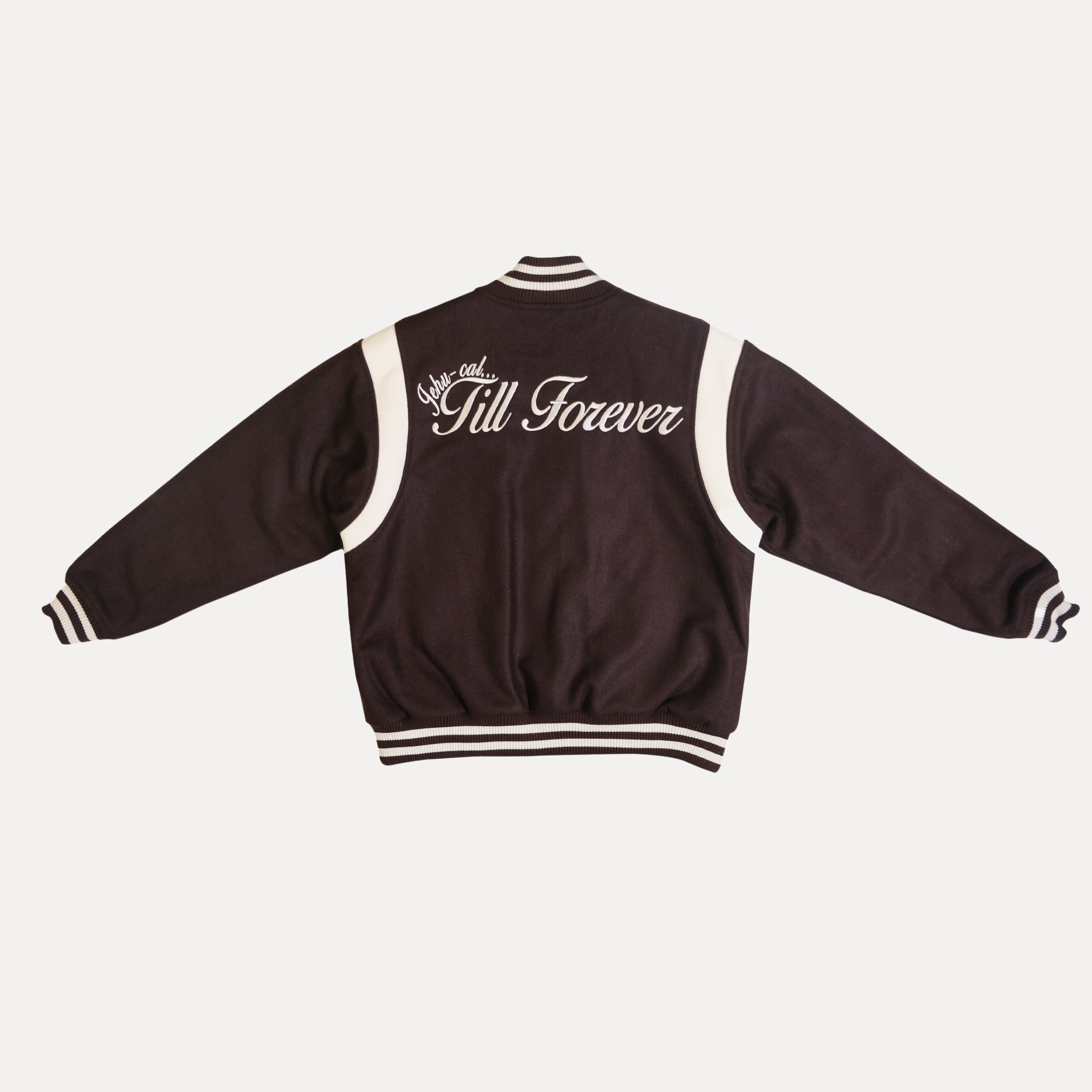 College Varsity Jacket - Coffee (Brown) [Archive]