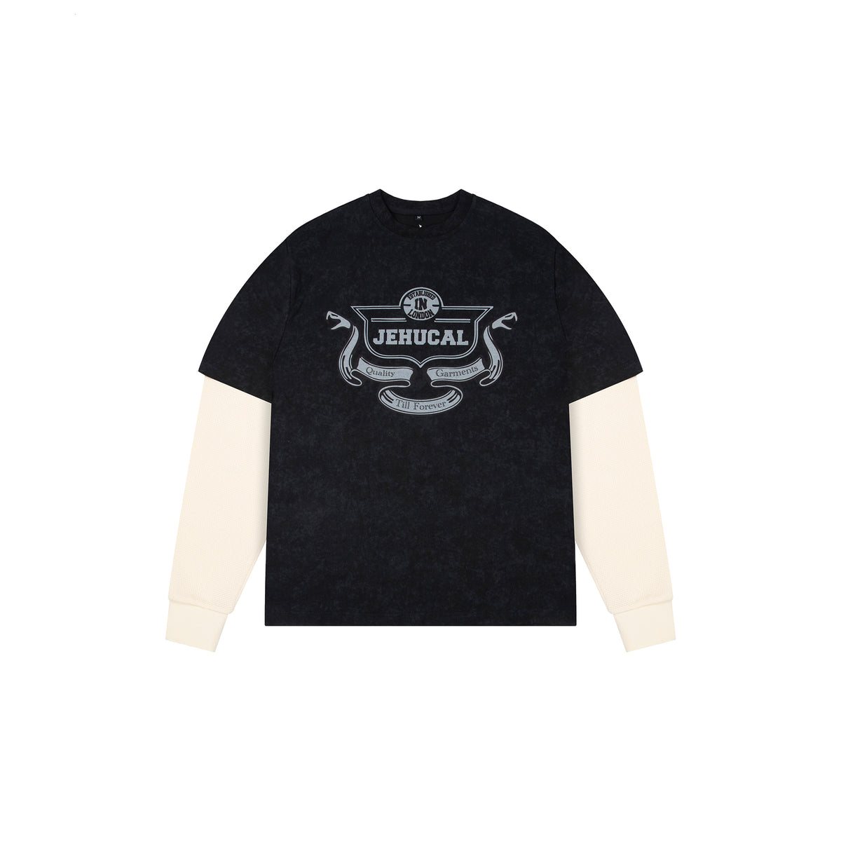 Acid Wash Waffle Long Sleeve