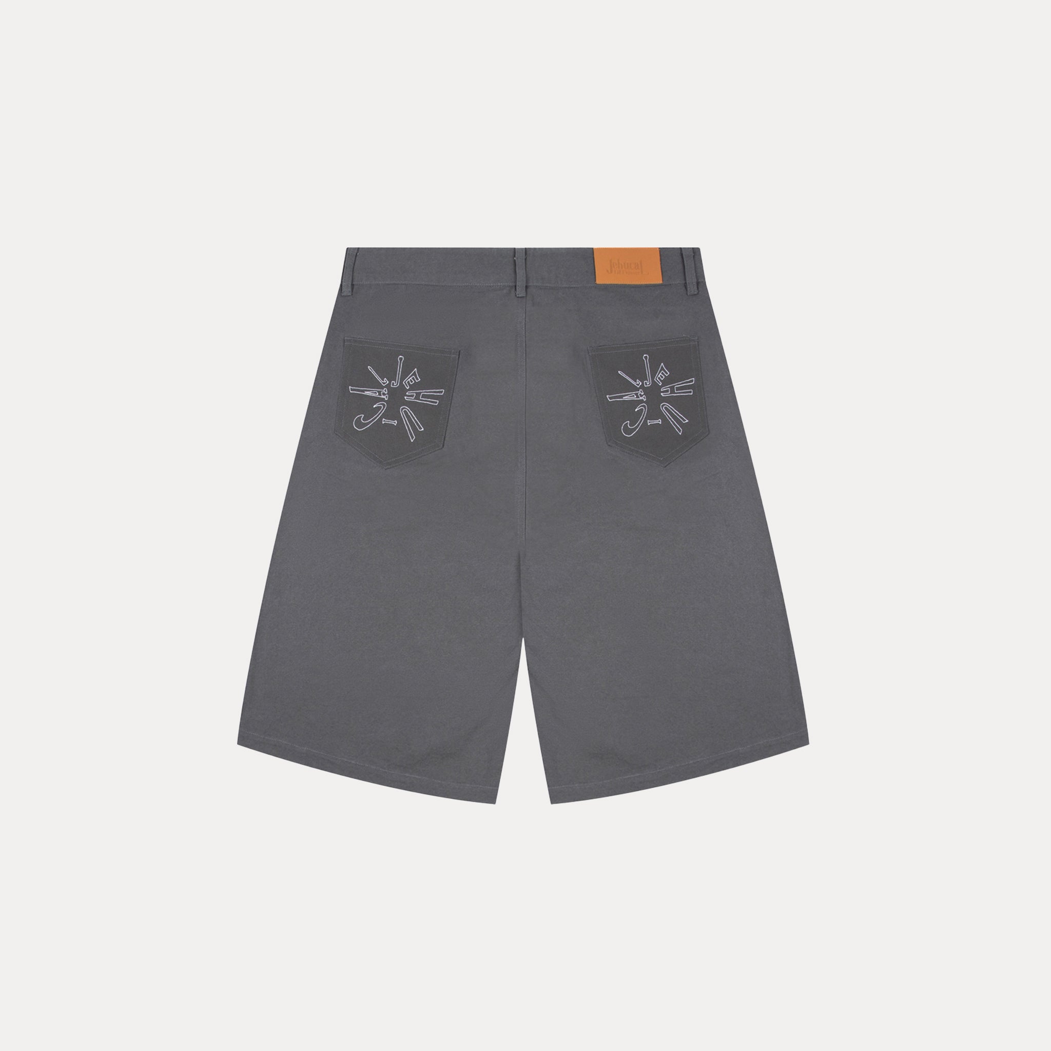 Double Knee Carpenter Shorts (Grey)