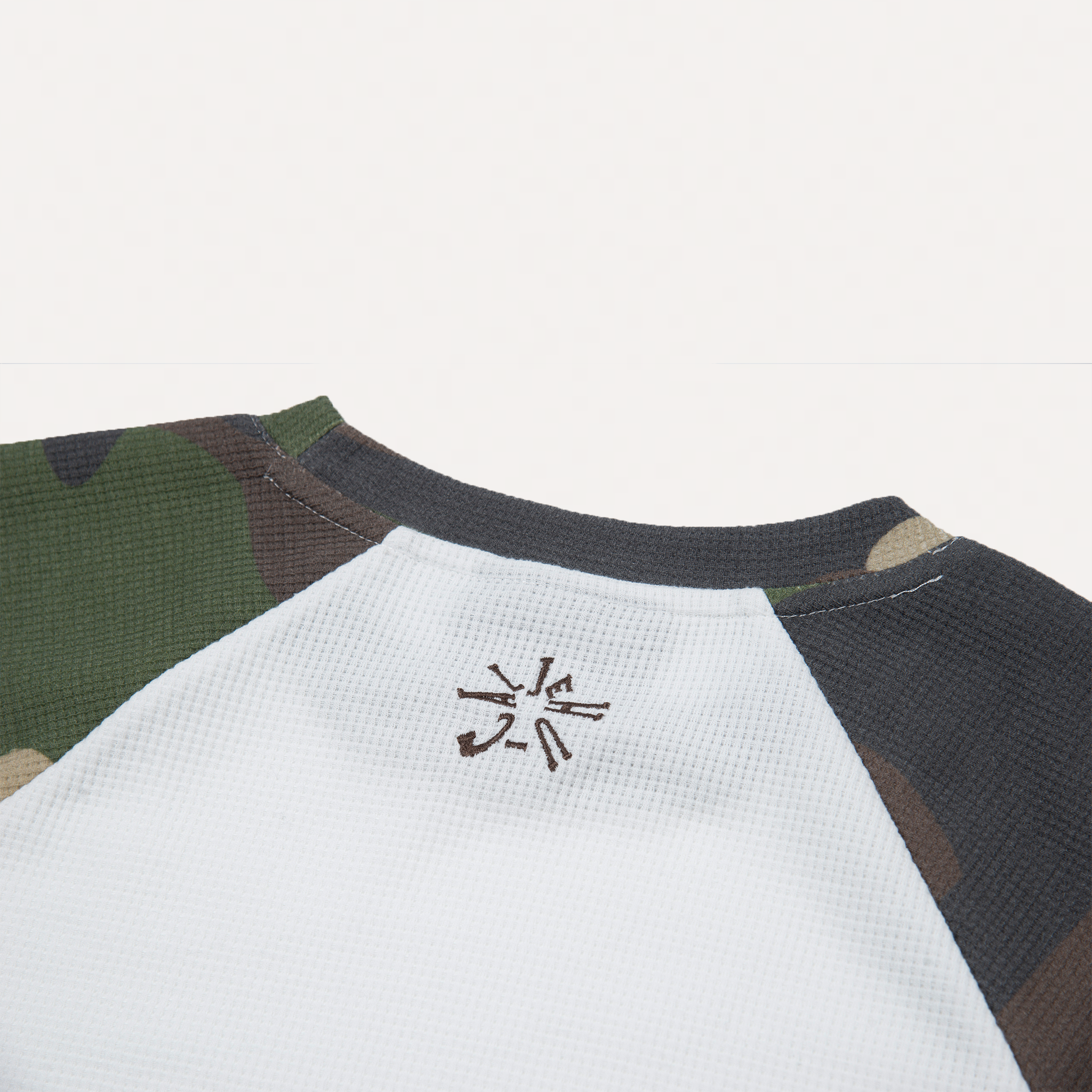 Camo Waffle Long Sleeve Tee