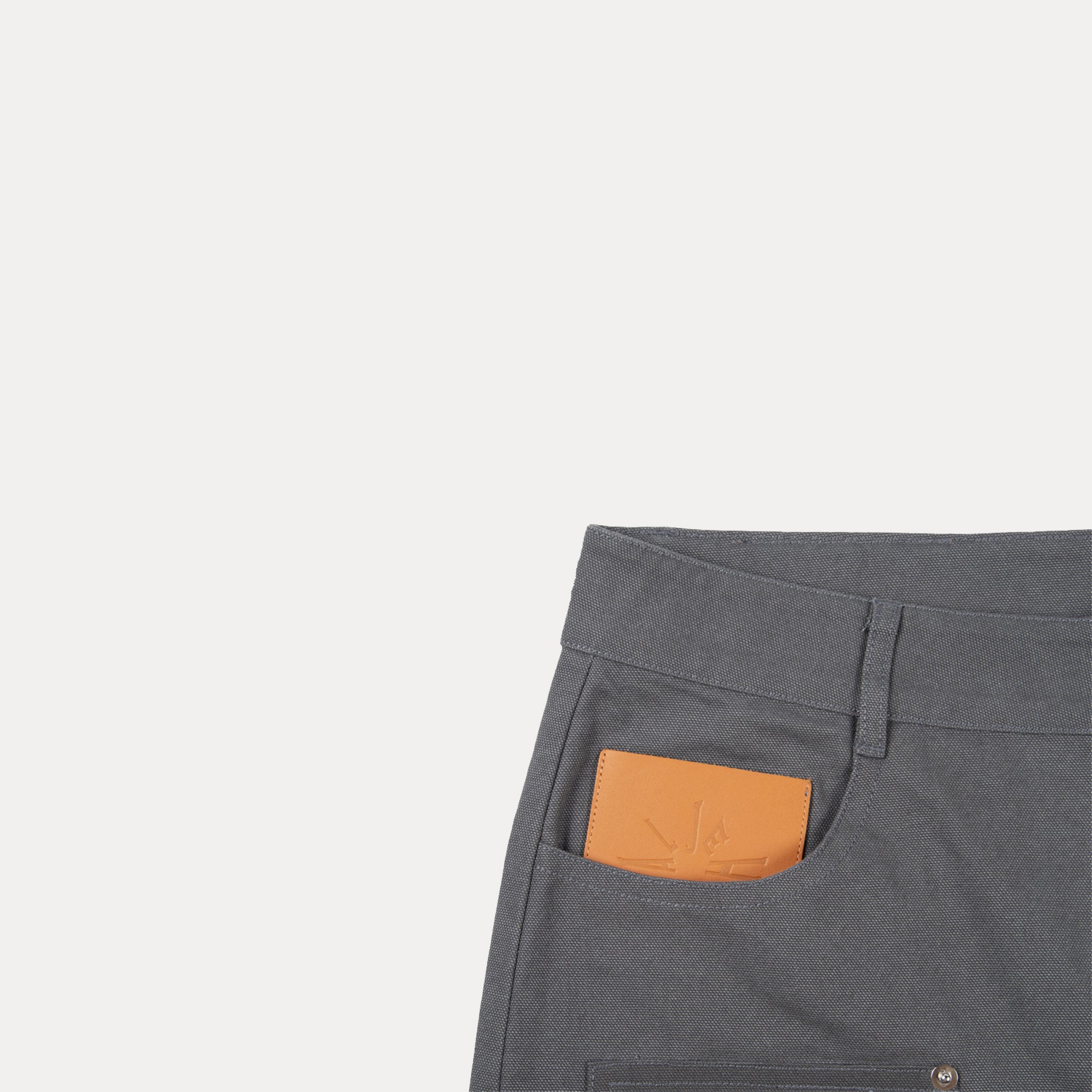 Double Knee Carpenter Shorts (Grey)