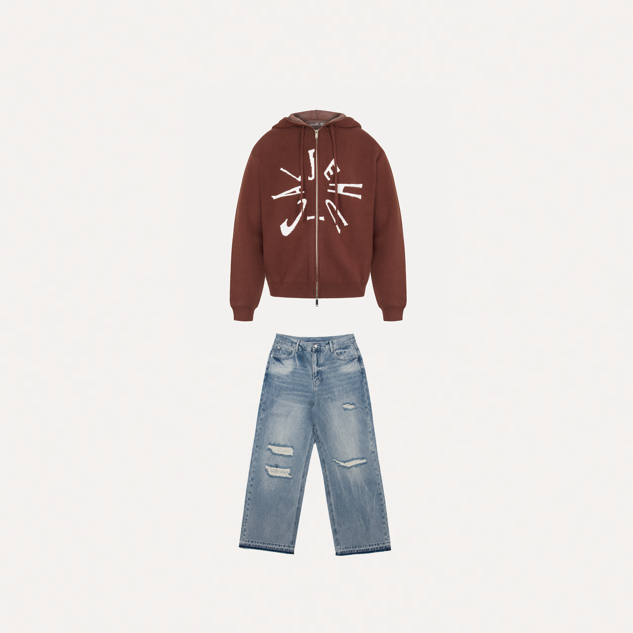 Stonewash Knit Bundle (Coffee)