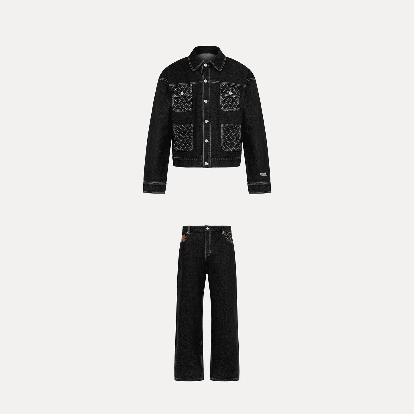 The Cross Stitch Denim Bundle (Black/White)