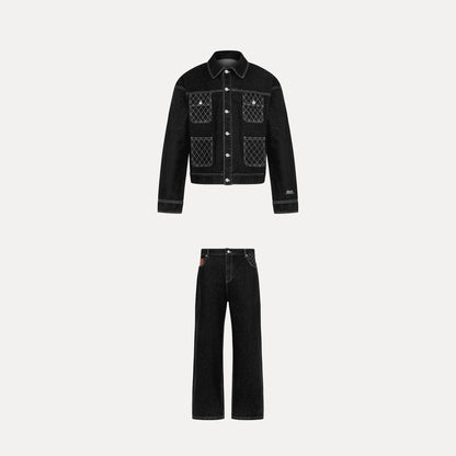 The Cross Stitch Denim Bundle (Black/White)