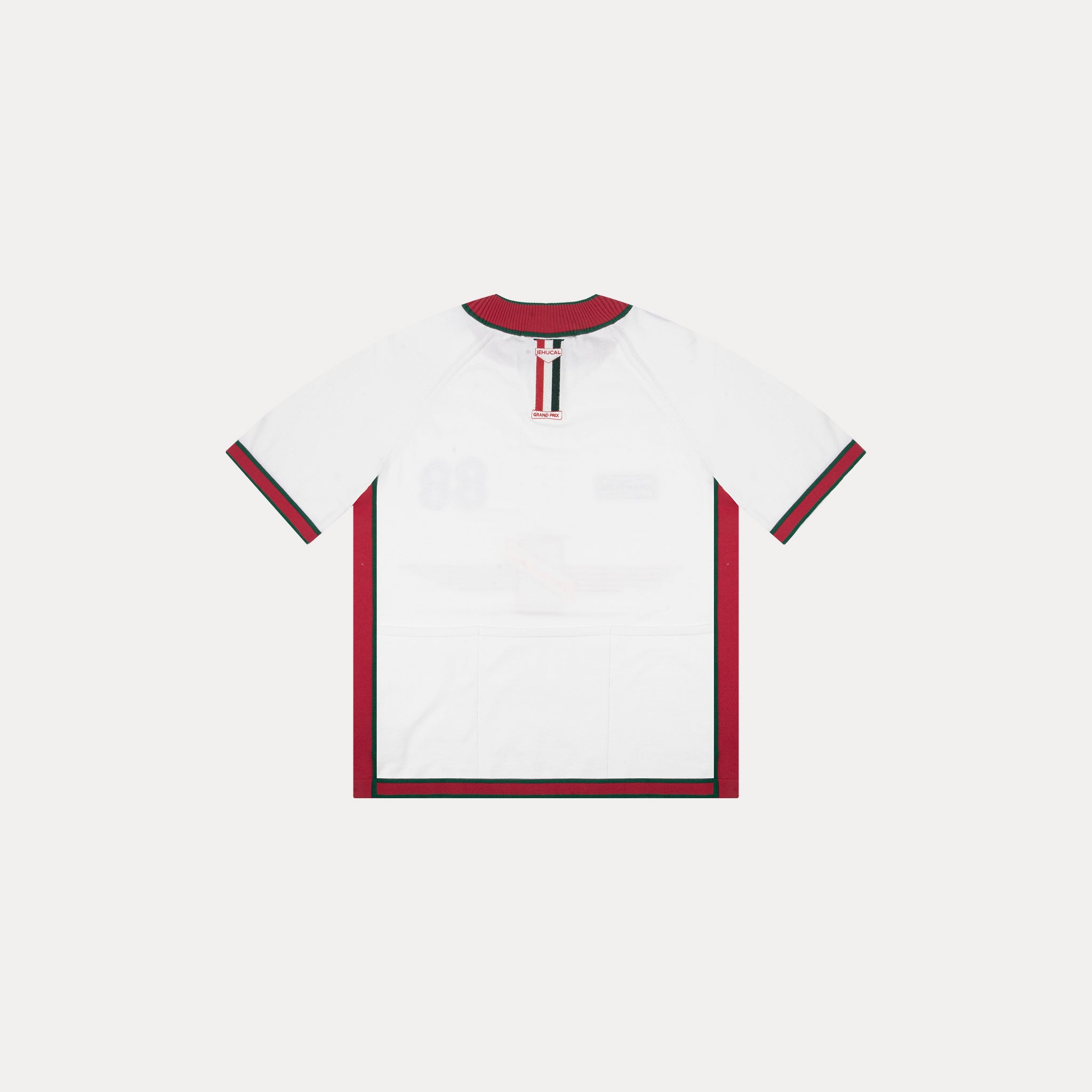 Cycling Knit Jersey (White/Red)