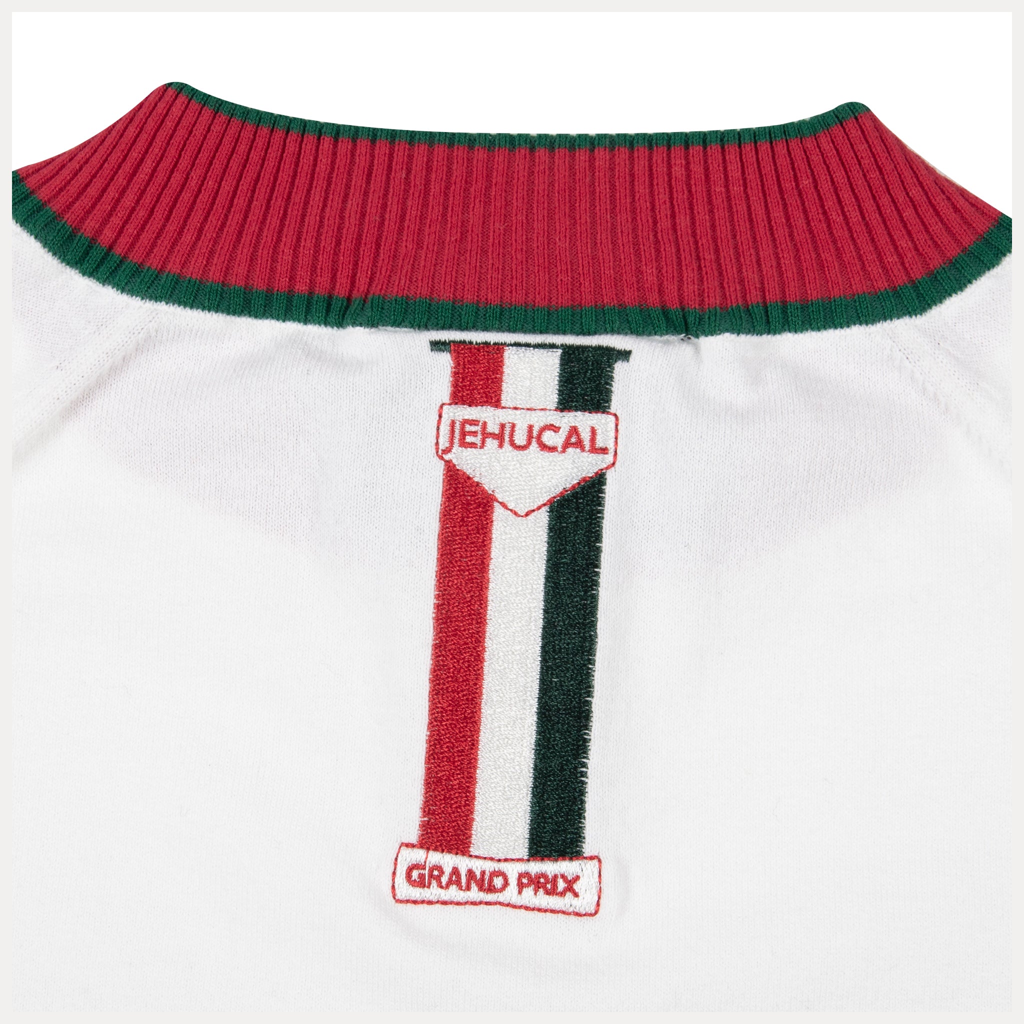 Cycling Knit Jersey (White/Red)