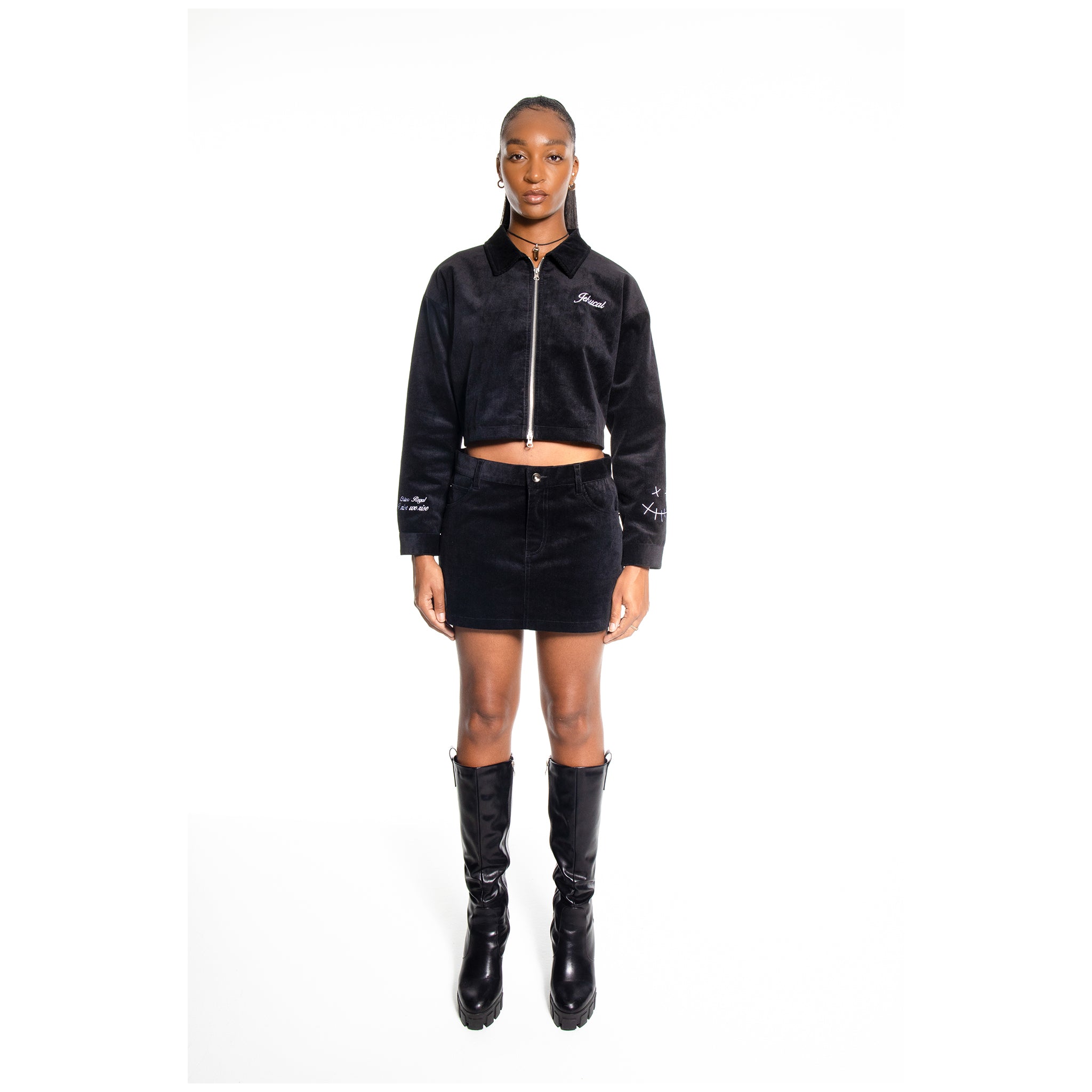 Jehucal x Chivas Regal Cropped Cord Jacket [Archive]