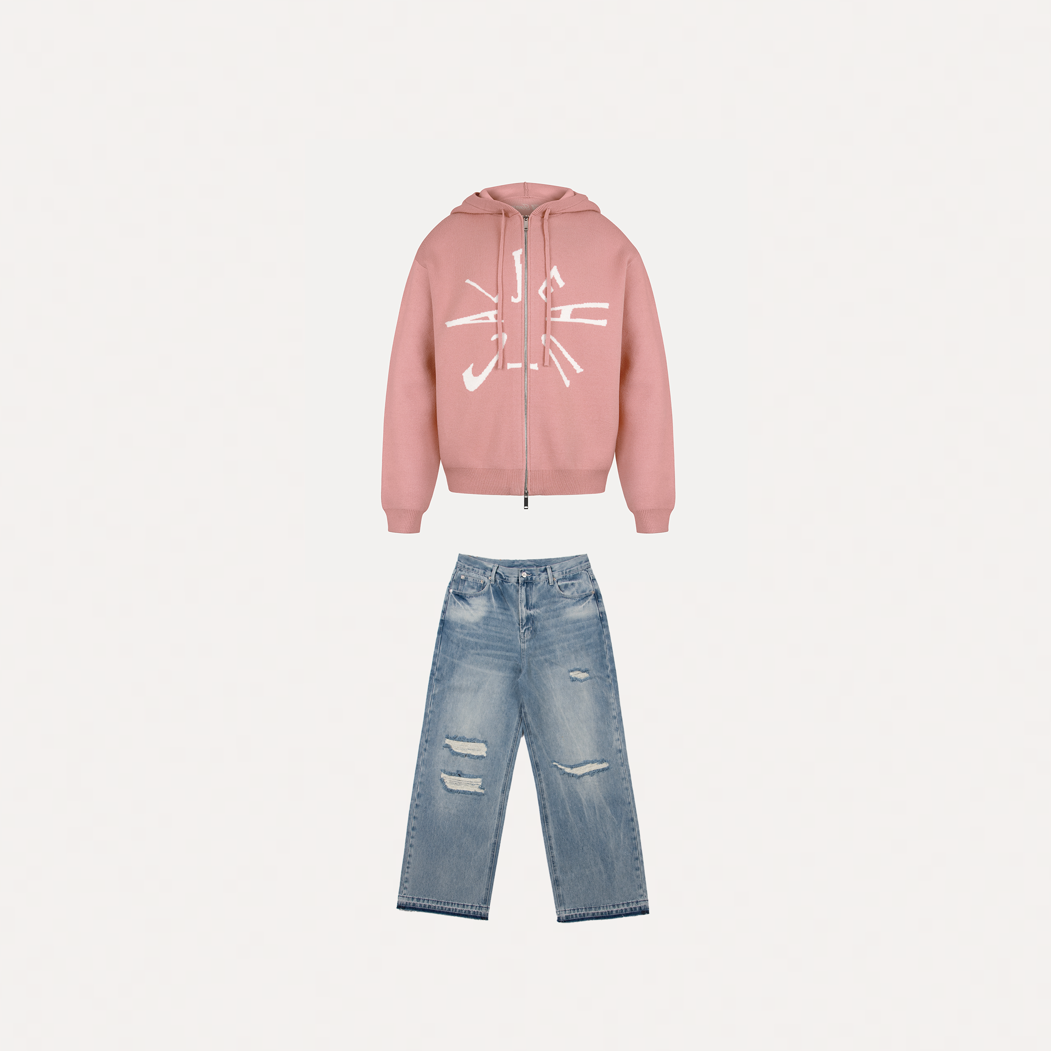 Stonewash Knit Bundle (Mauve)