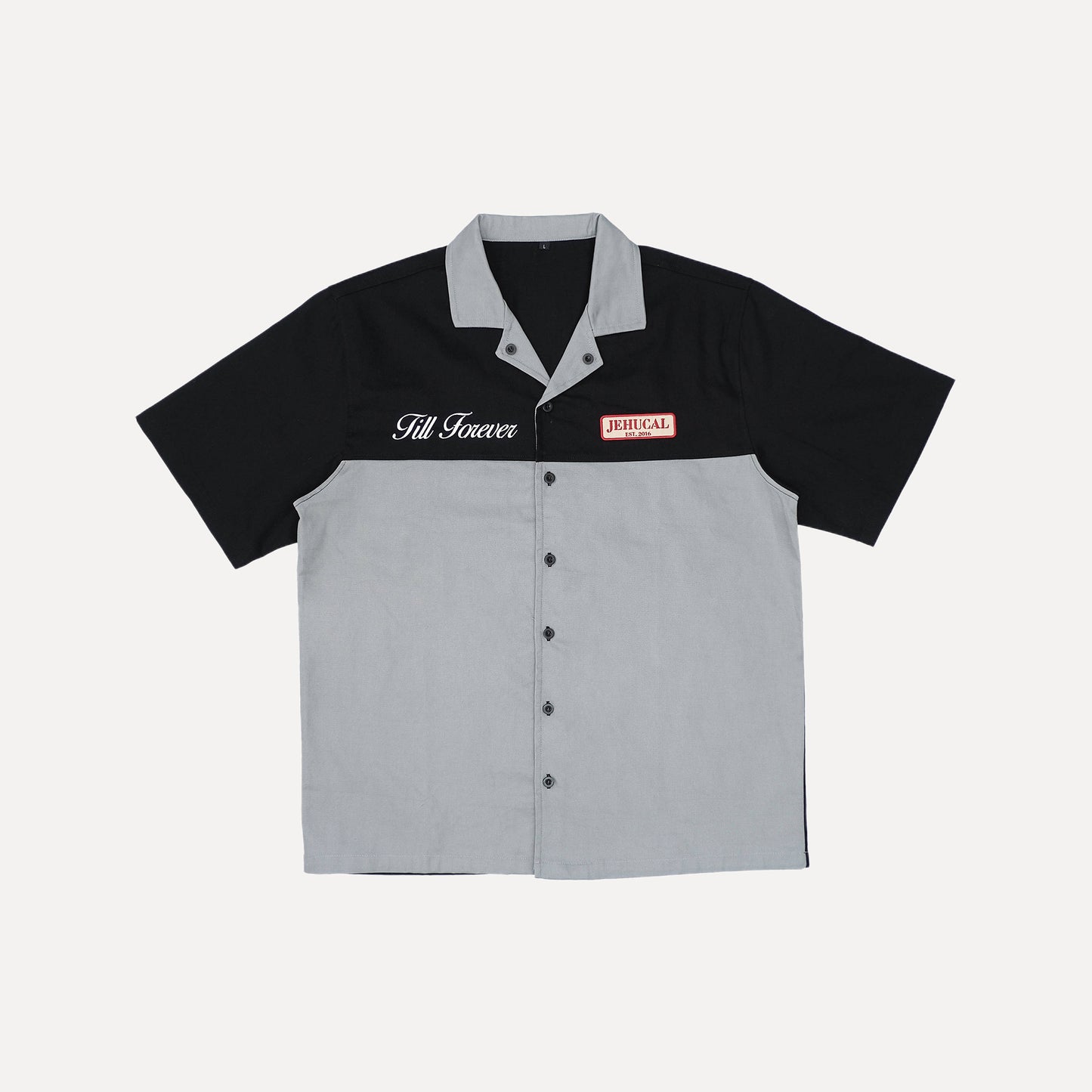 JEHUCAL MECHANICS CARGO SHIRT (GREY/BLACK)